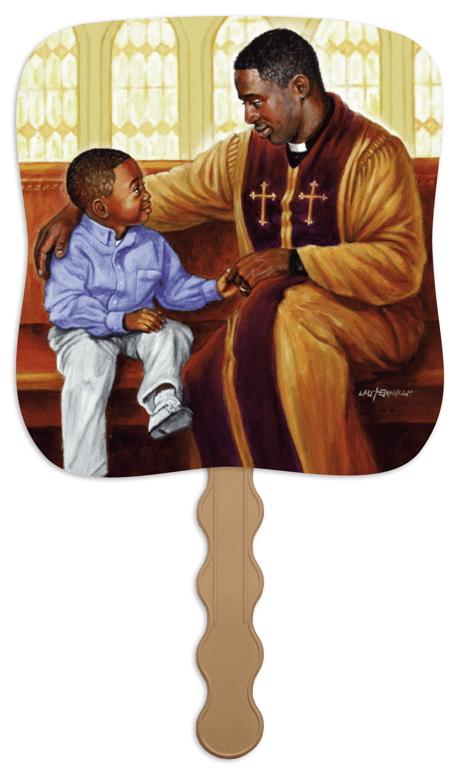 Skinner & Kennedy® Spiritual Guidance - Pictorial Fan - Image 1