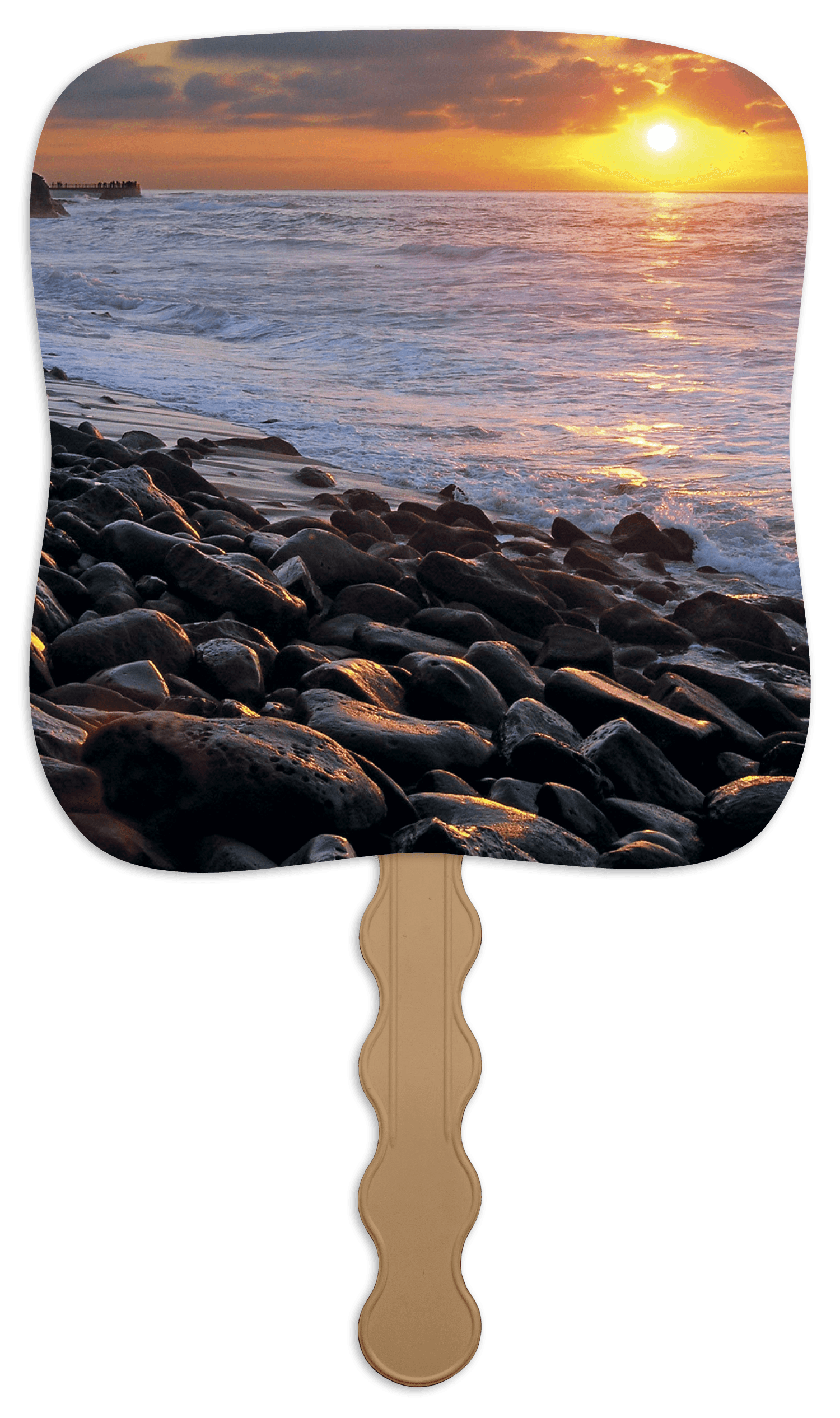 Skinner & Kennedy® Sunset Shore - Pictorial Fan - Image 1