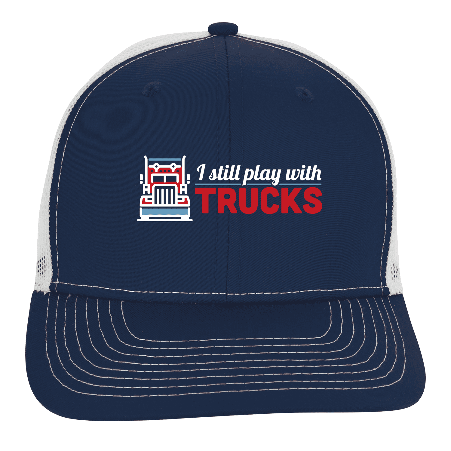 Snapback Meshback Trucker Cap - Image 1