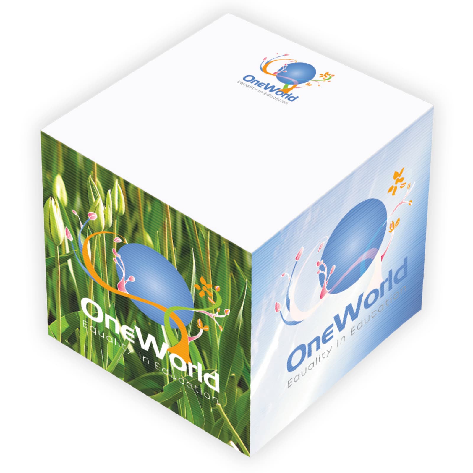 Souvenir® 3" x 3" x 3" Non-Adhesive Cube - Image 1