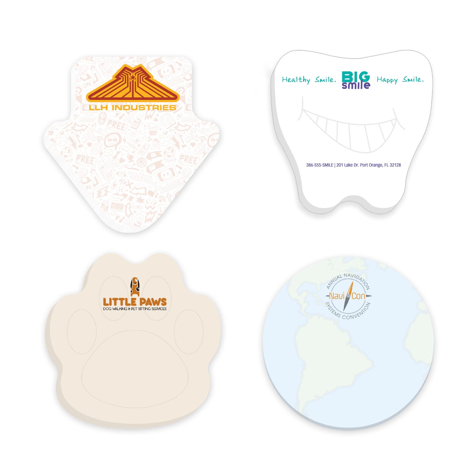 Souvenir® Sticky Note™ 3" x 3" Die Cut Pad, 25 sheet - Image 1