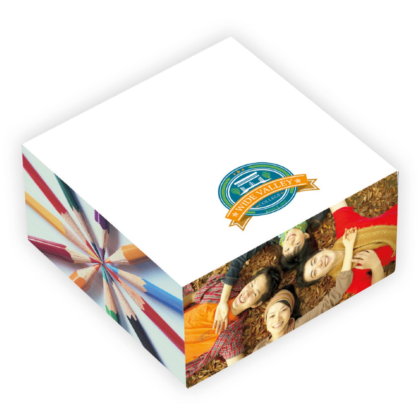 Souvenir® Sticky Note™ 3" x 3" x 1-1/2" Cube - Image 1