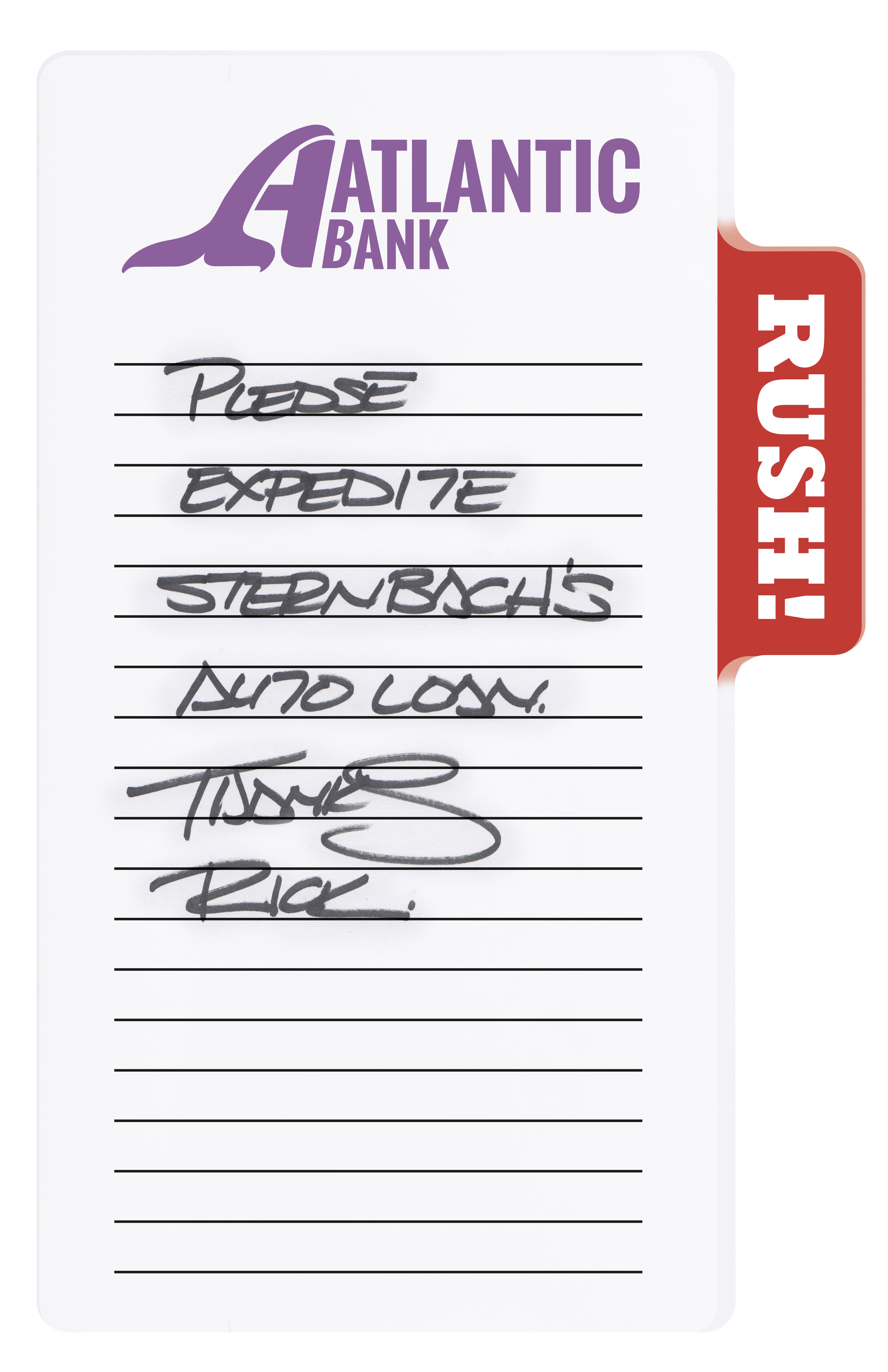 Souvenir® Sticky Note™ Memo Tabs™ Pad, 25 sheet - Image 1