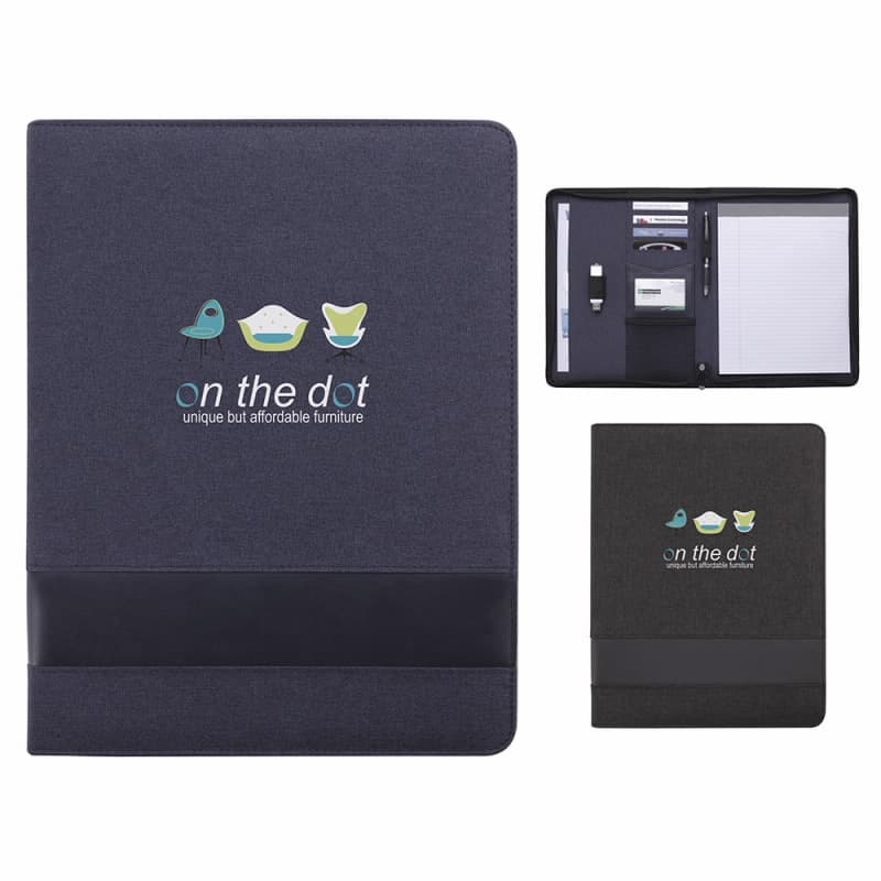 Trade Zippered Padfolio - Image 1