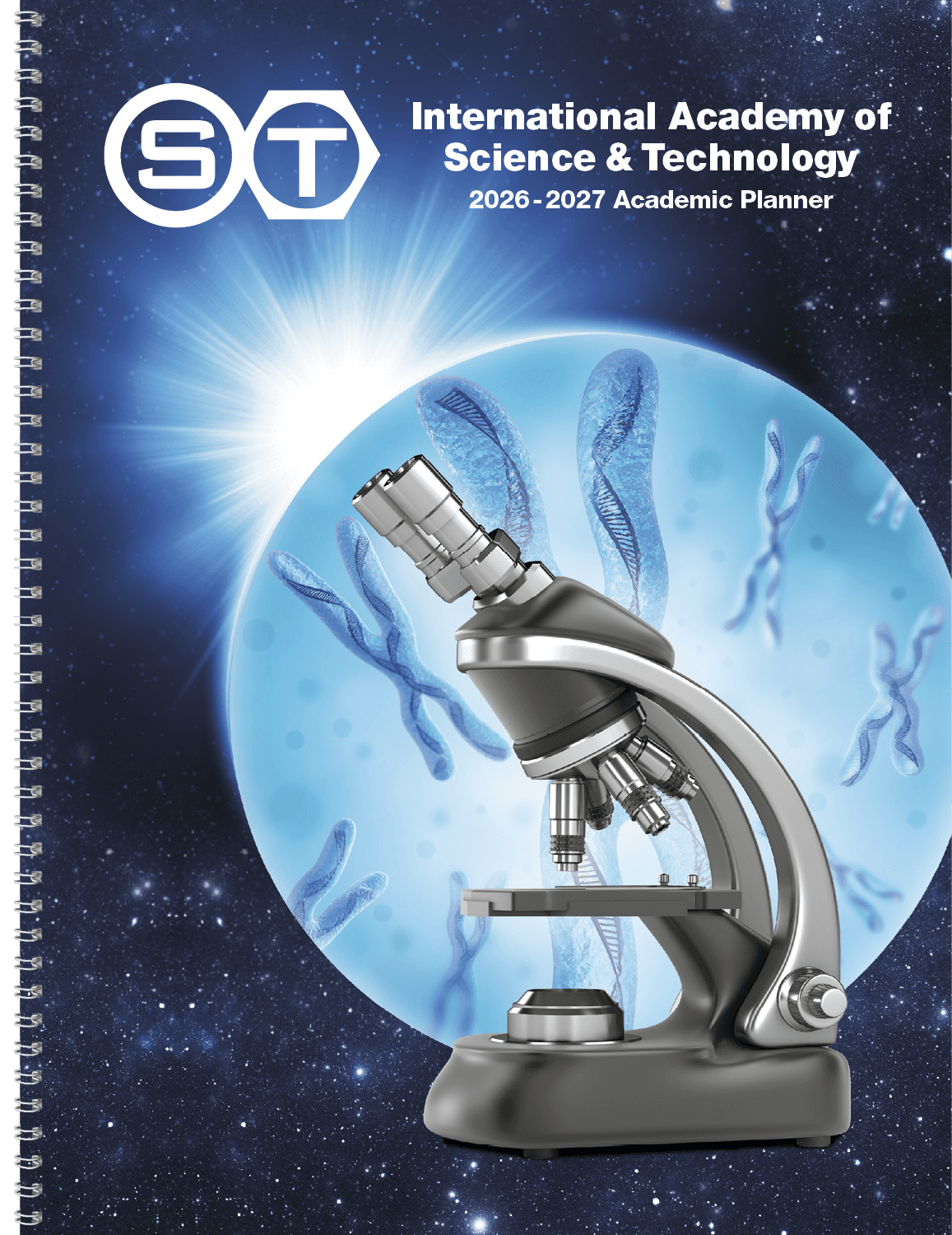 Triumph® Calendars Academic Year Desk Planner with Custom Cover - Image 1