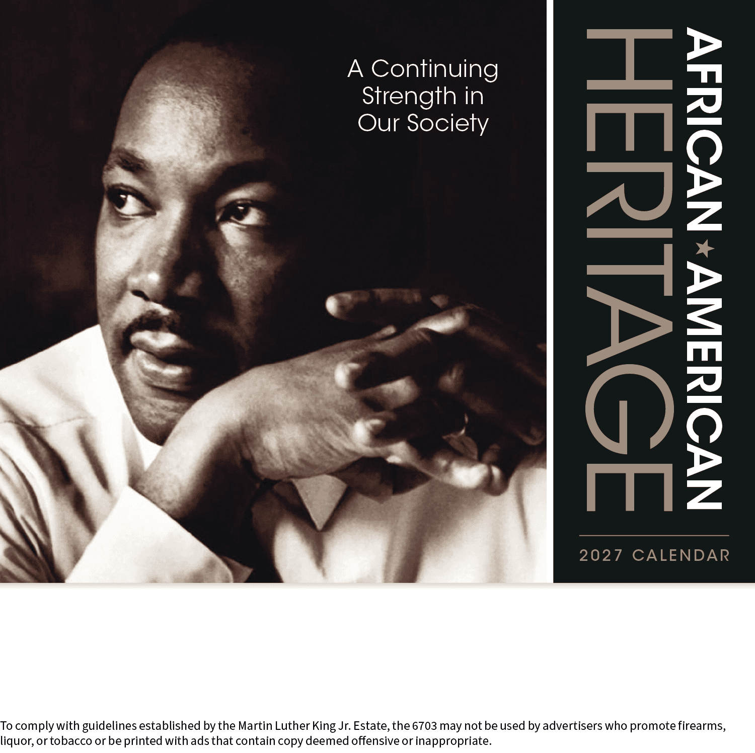 Triumph® Calendars African-American Heritage: Dr. Martin Luther King, Jr. Calendar - Image 1