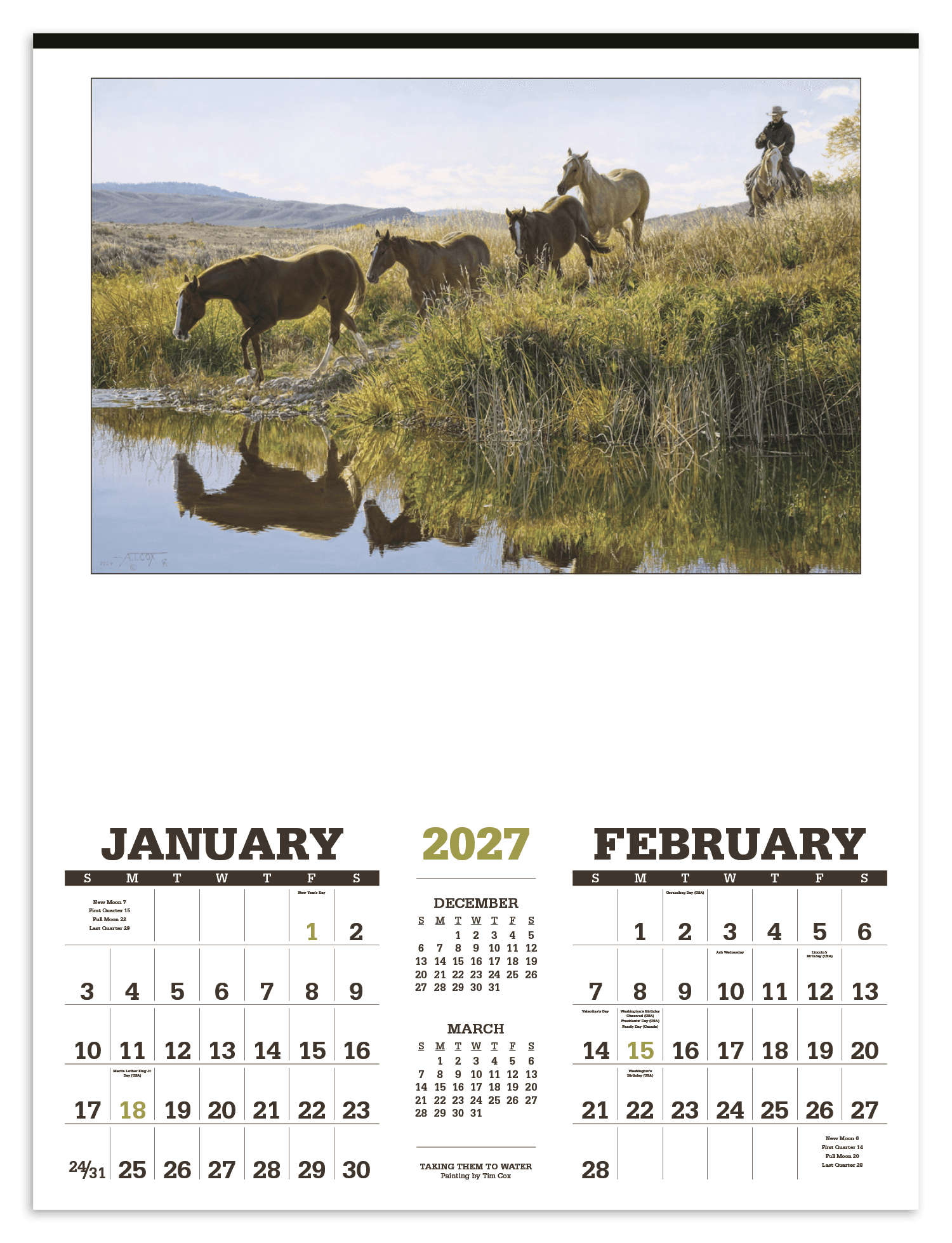 Triumph® Calendars American West by Tim Cox Calendar