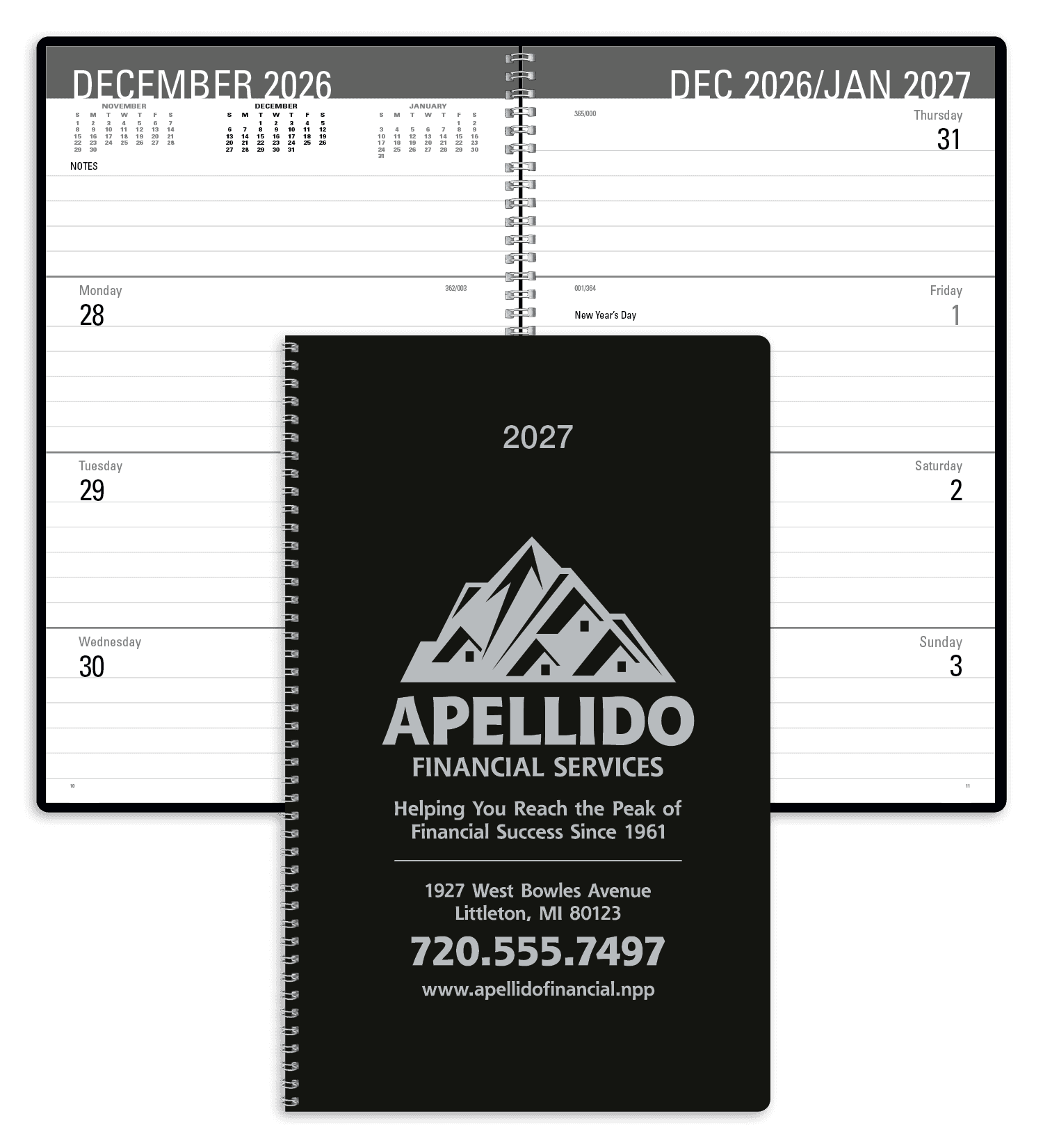 Triumph® Calendars Classic Weekly Desk Planner - Image 1