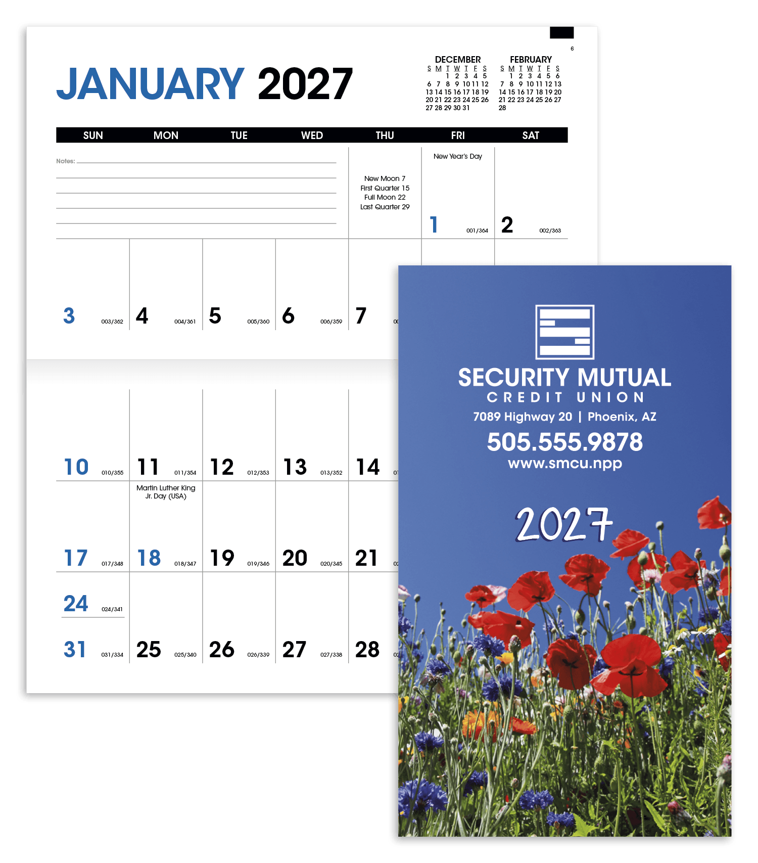 Triumph® Calendars Colorful Impressions Monthly Pocket Planner