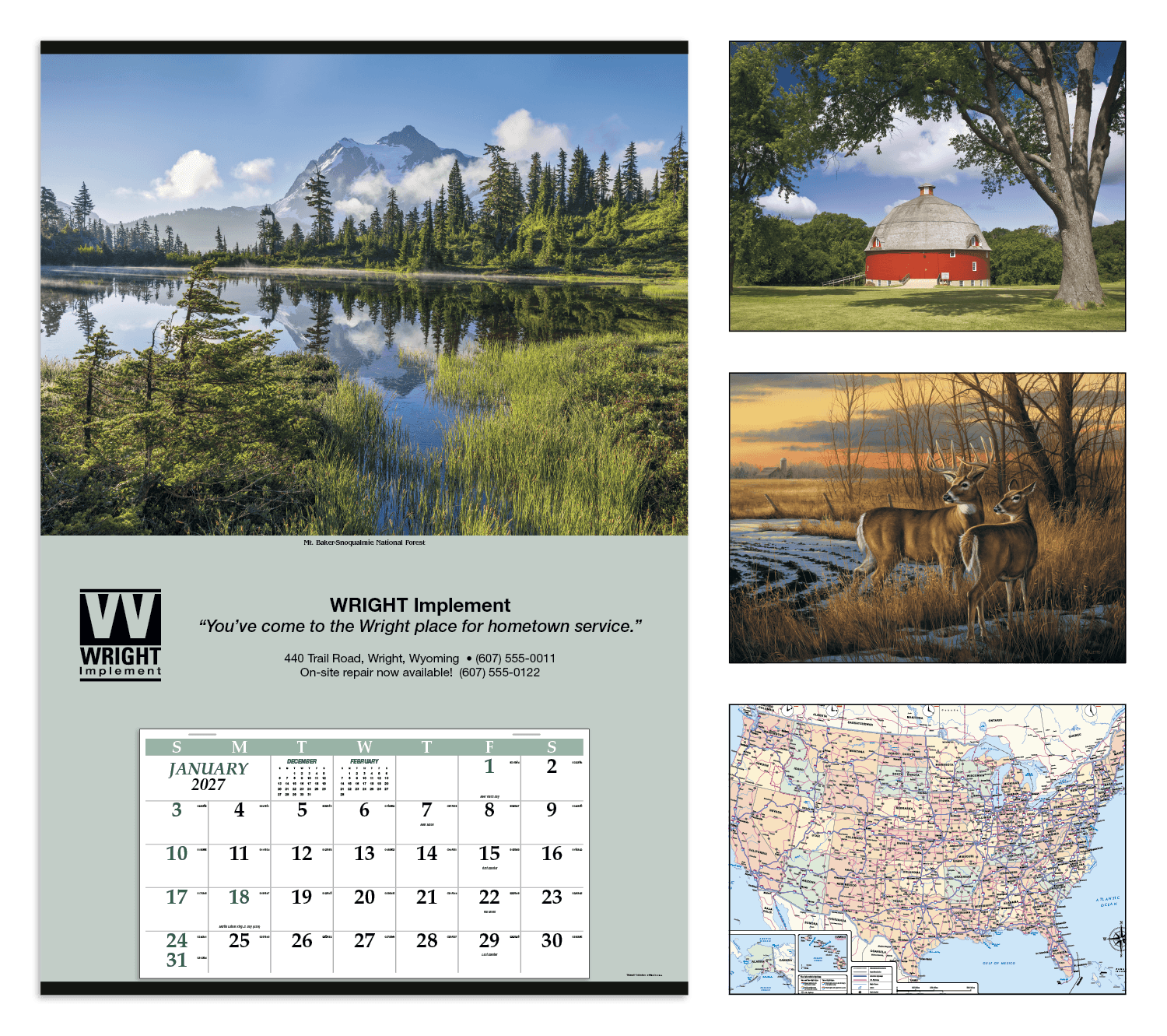 Triumph® Calendars Jumbo Hanger (12-Month) Calendar
