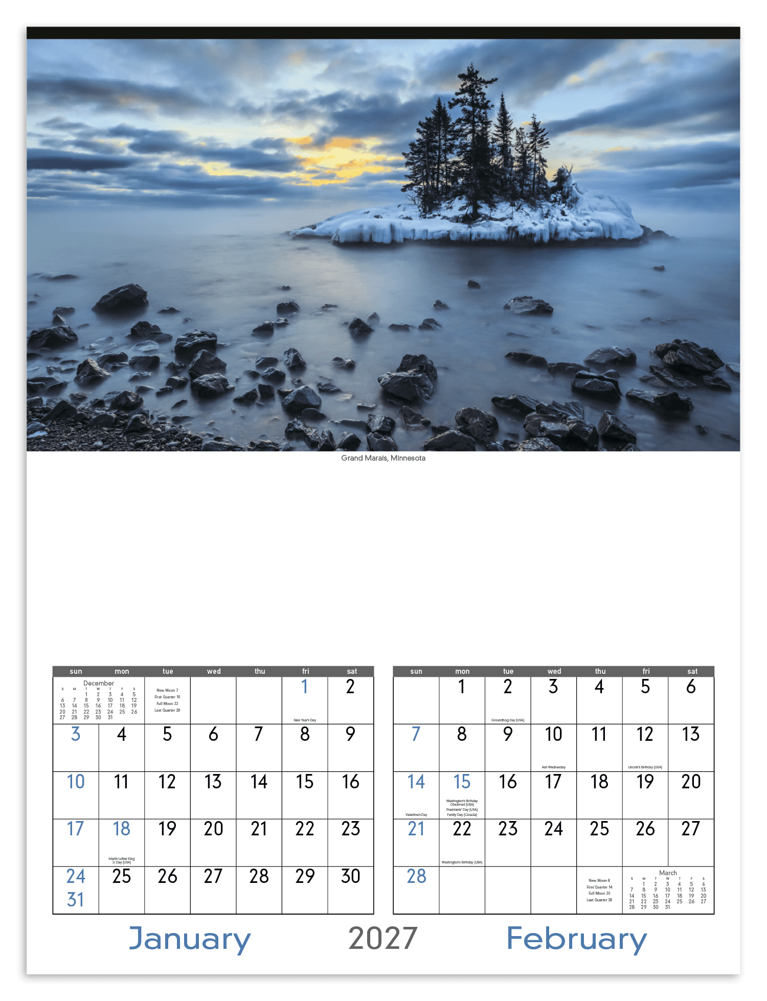 Triumph® Calendars Scenes of America Calendar - Image 1