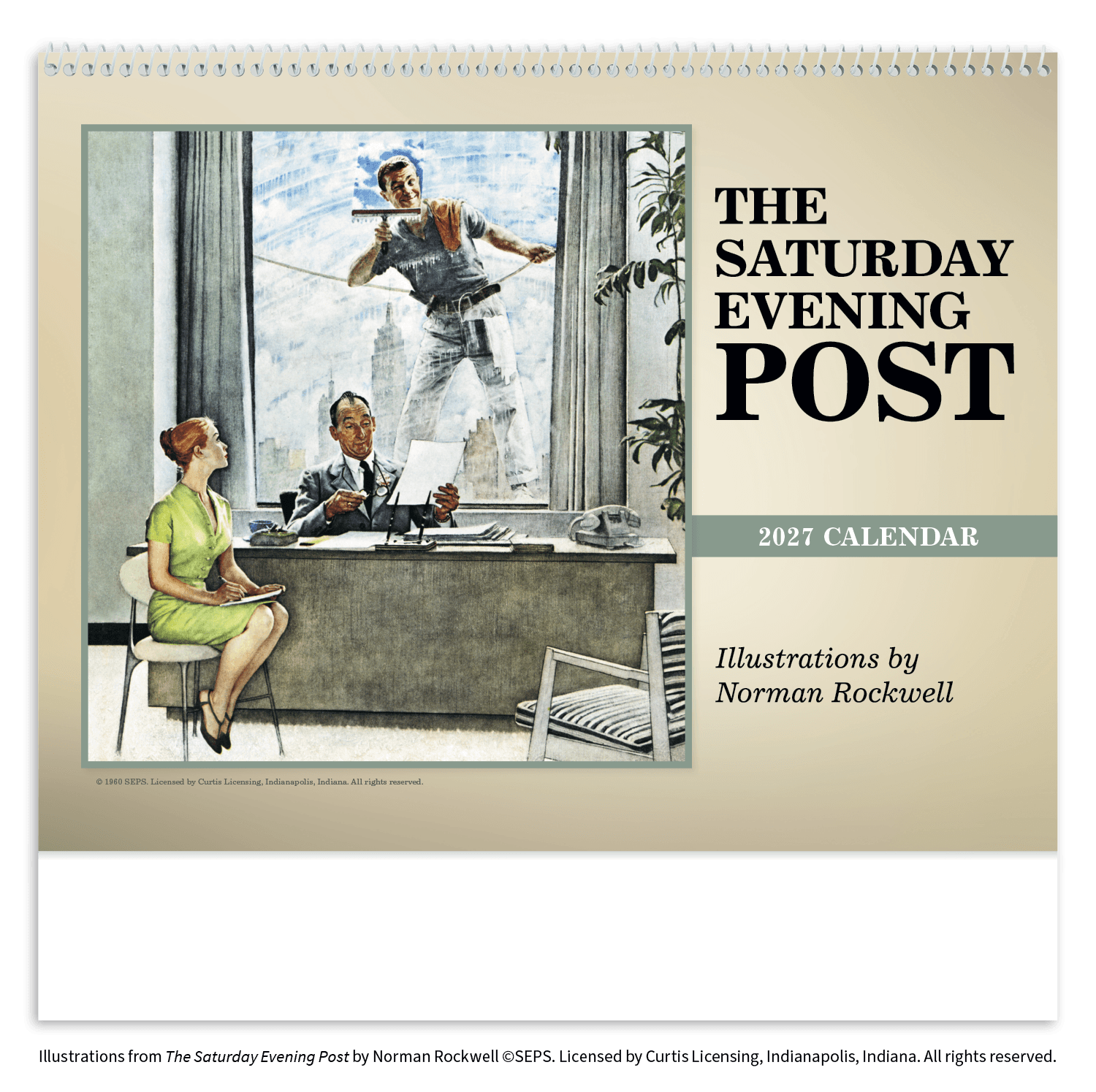Triumph® Calendars The Saturday Evening Post Deluxe Pocket Calendar - Image 1