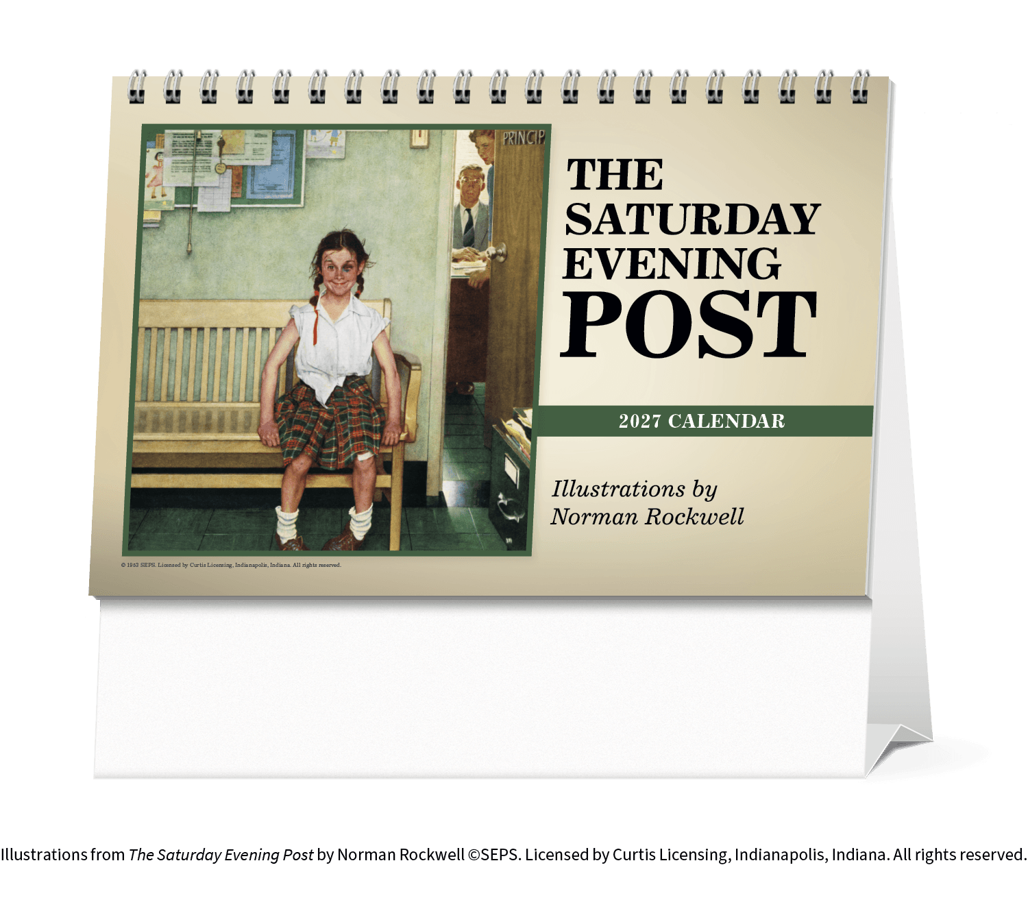 Triumph® Calendars The Saturday Evening Post Large Desk Calendar