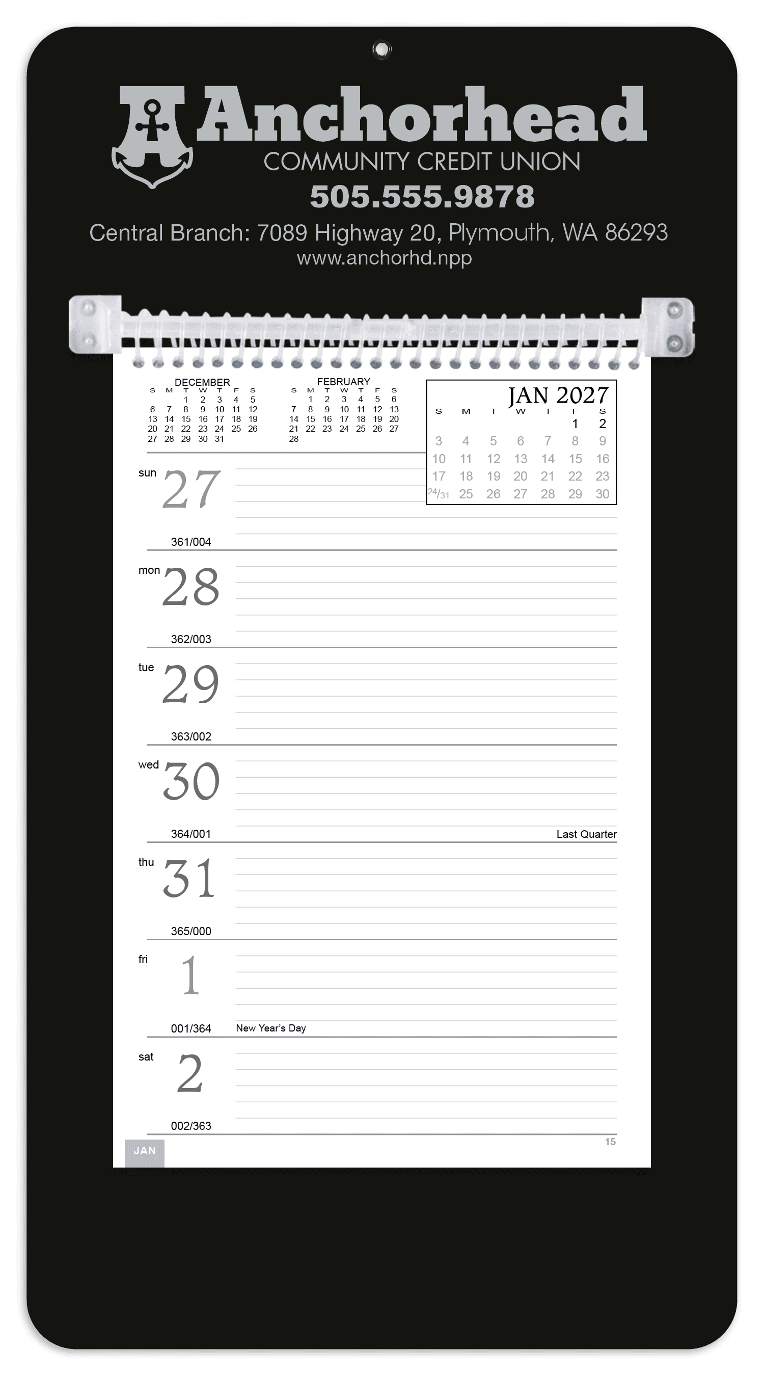Triumph® Calendars Weekly Memo Calendar - Image 1