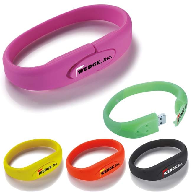 Universal Source® 2 GB Wrist Band USB 2.0 Flash Drive - Image 1