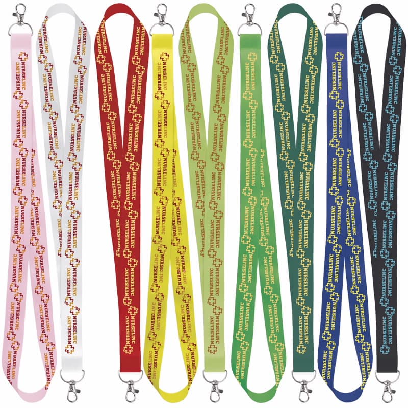 Universal Source® 1" Satin Screen Print Lanyard - Image 1