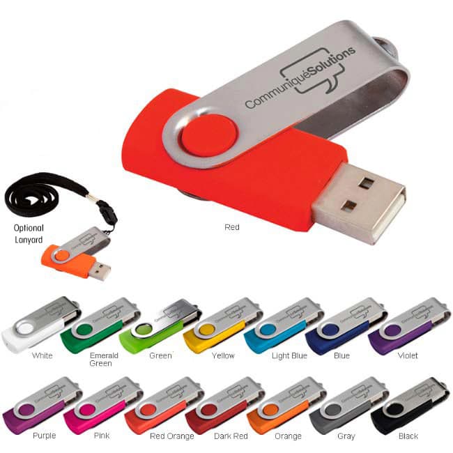 Universal Source® 512 MB Folding USB 2.0 Flash Drive - Image 1