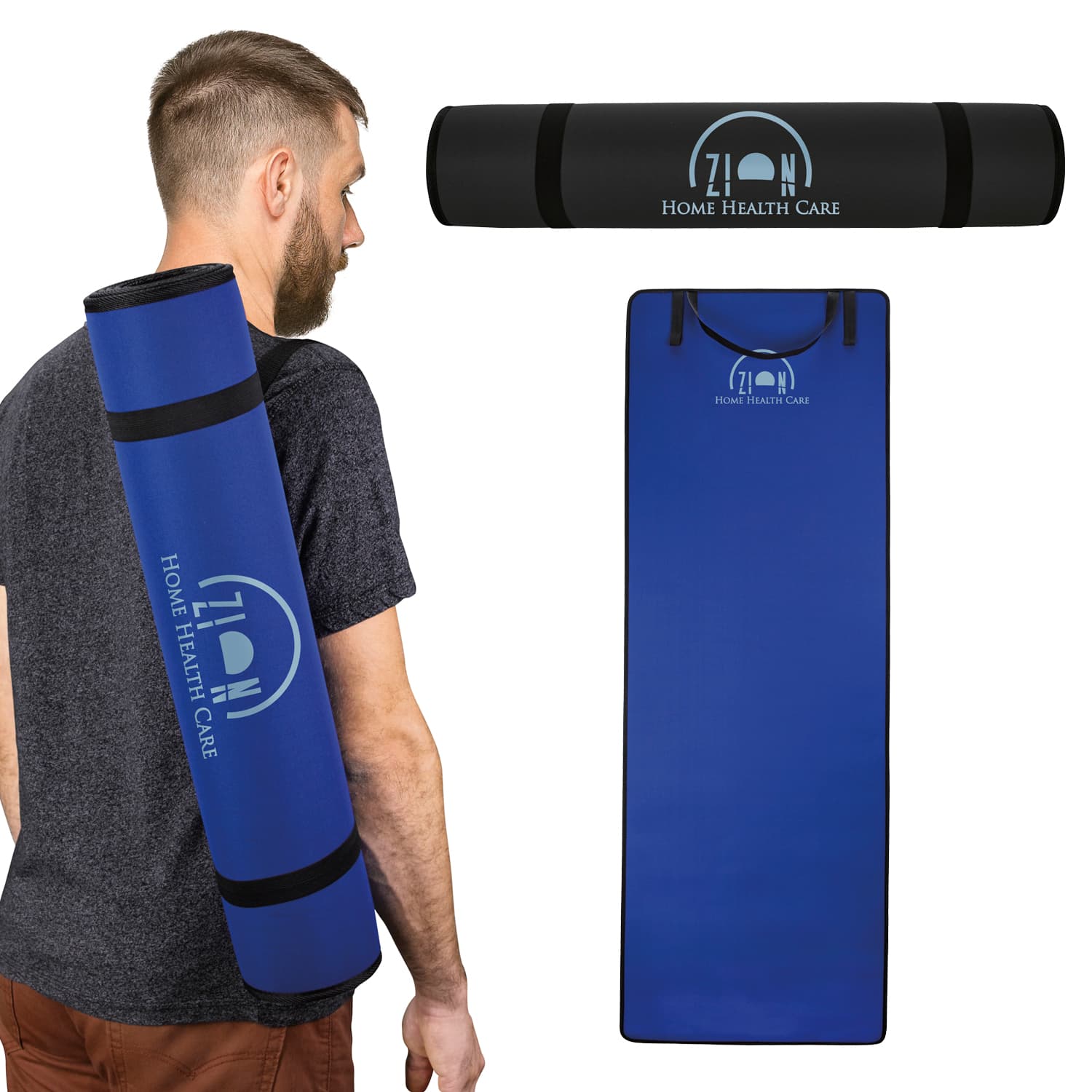 Yoga Mat with Shoulder Strap - Image 1