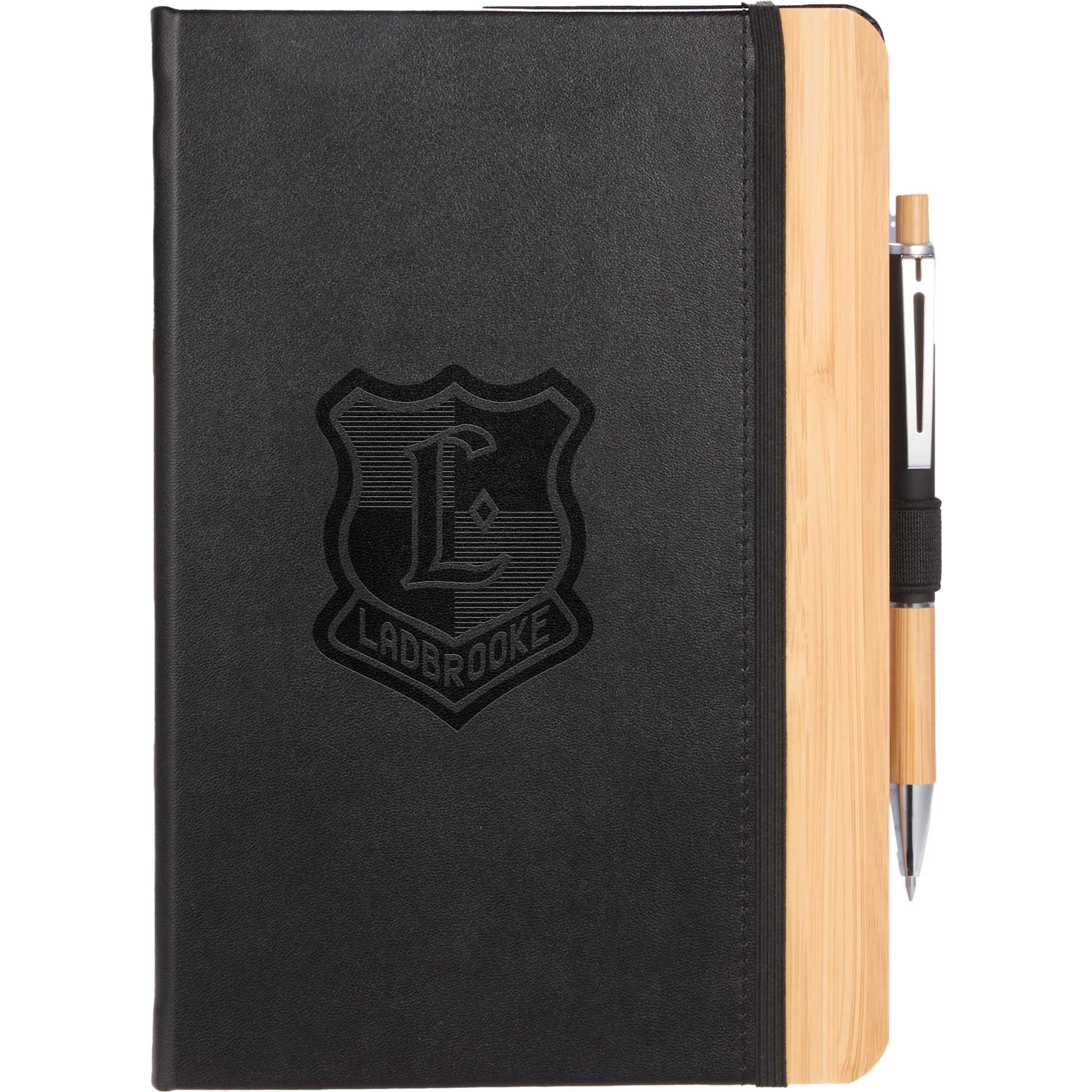 5.5” x 8.5” FSC® Recycled Bamboo Fiber PU Journal - Image 1