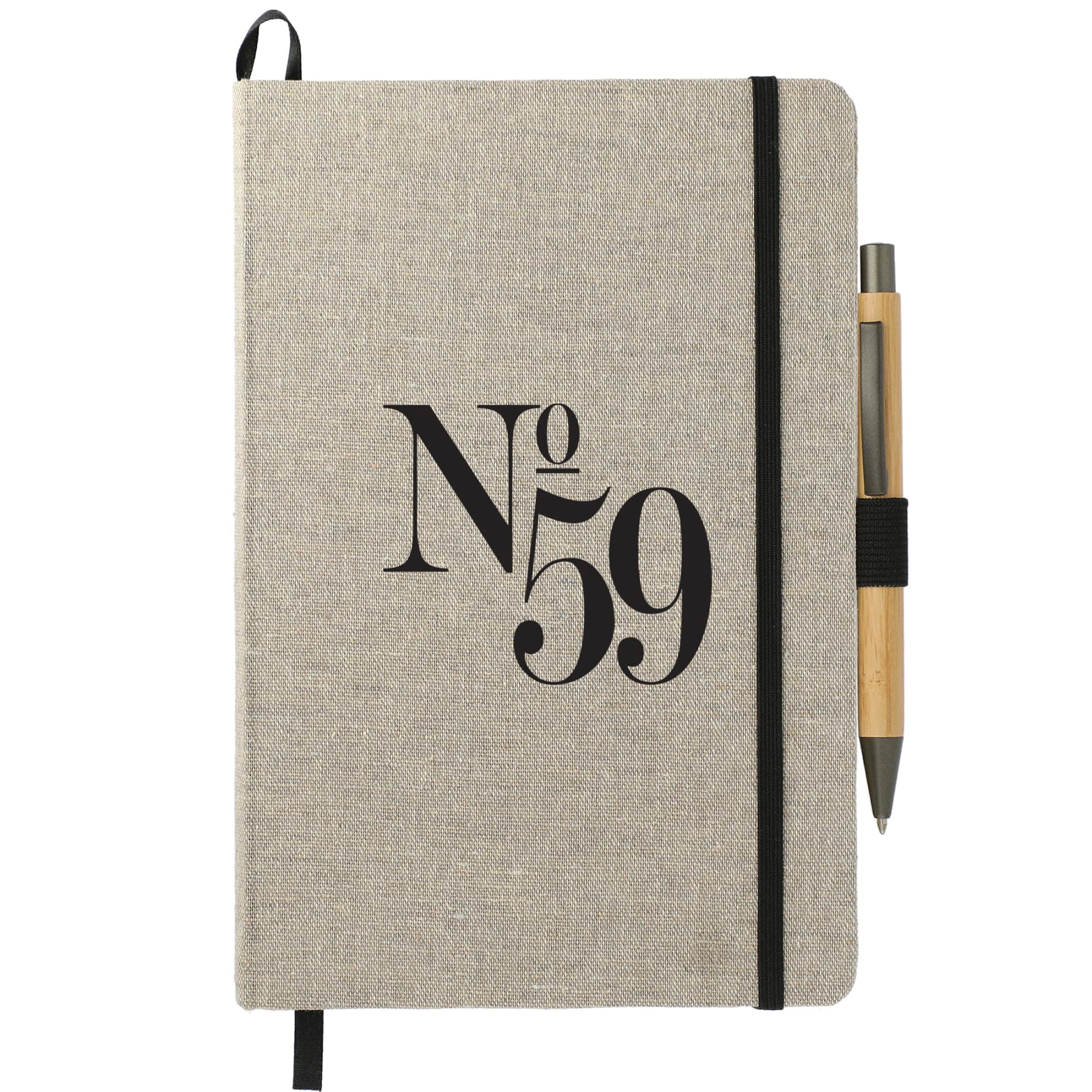 5.5" x 8.5" Recycled Cotton Bound Journal Set - Image 1