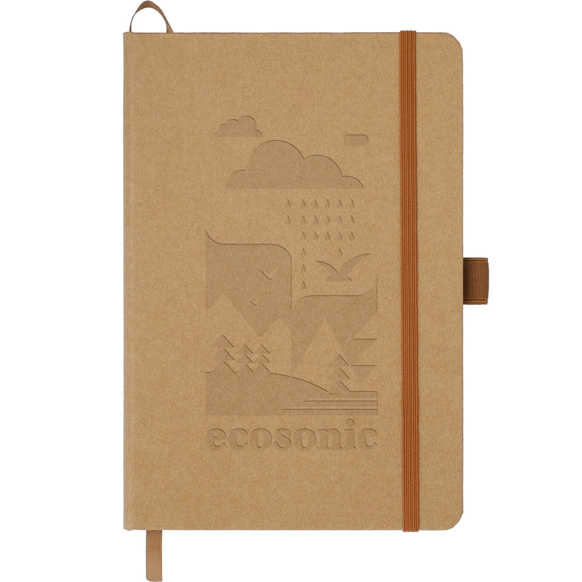 5.5" x 8.5" Washable Kraft Stone Bound Journal - Image 1