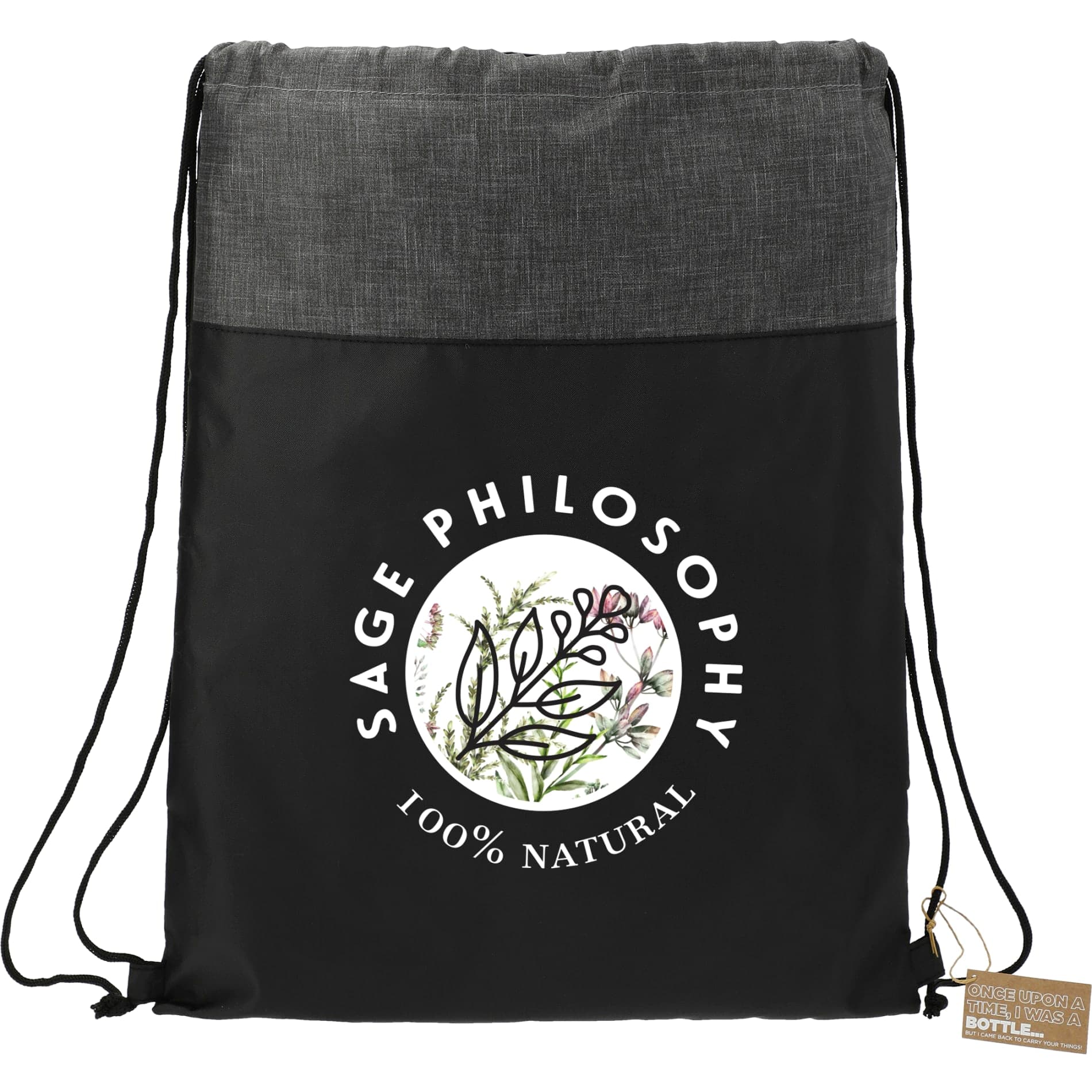 Ash Recycled Drawstring Bag - Image 1