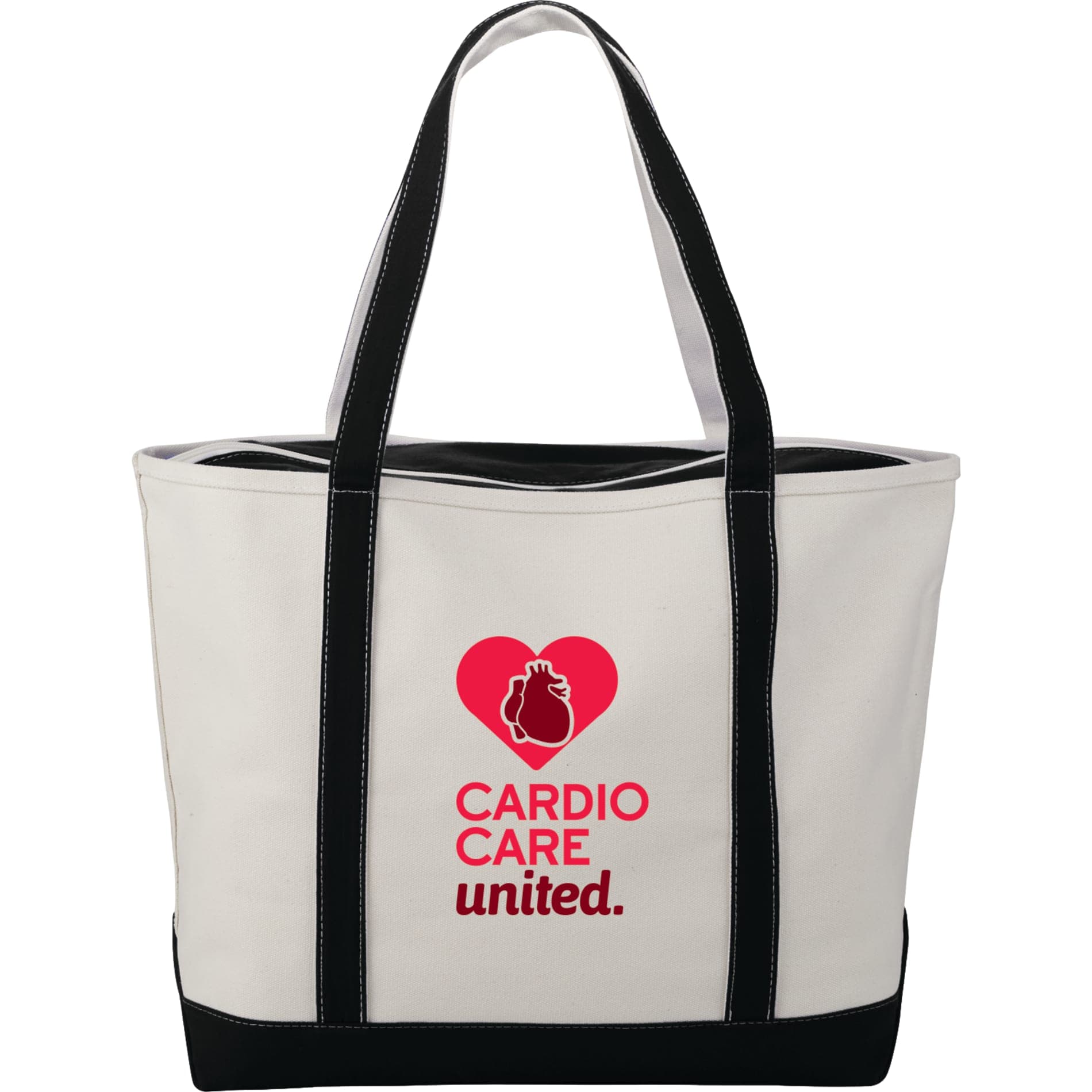Baltic 24oz Cotton Canvas Tall Zippered Tote - Image 1