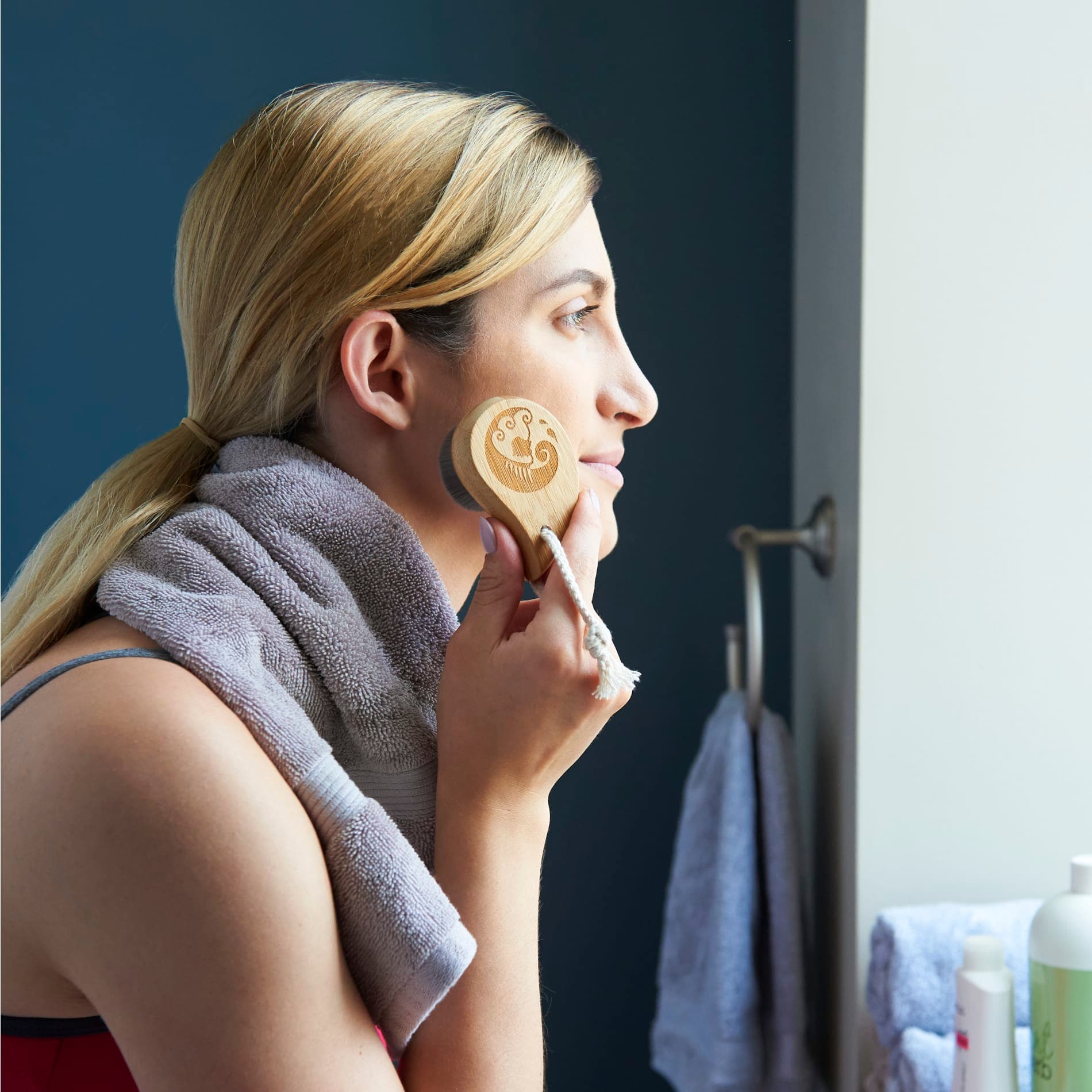 Bamboo Facial Brush - Image 1