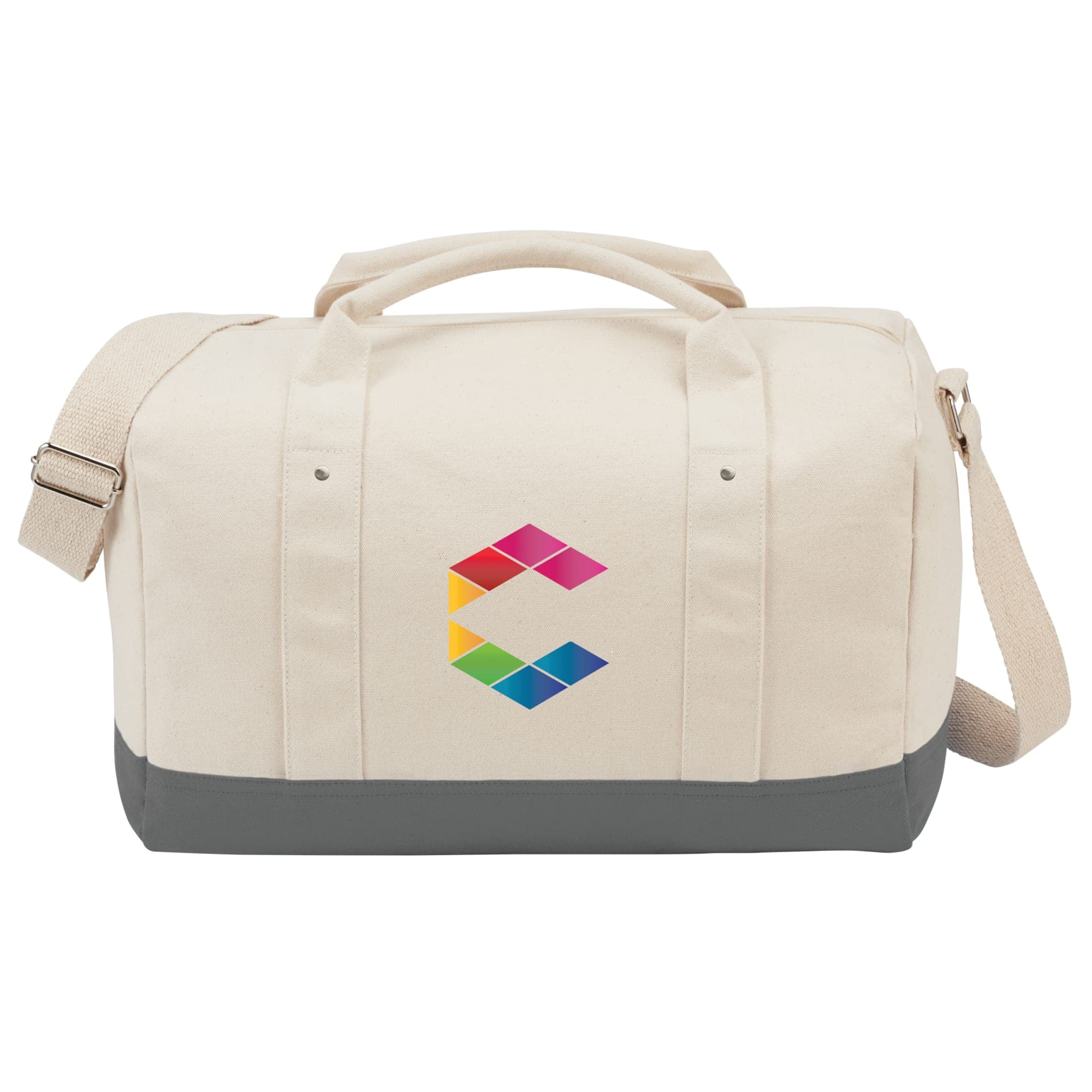 Belair 17" Cotton Canvas Duffel - Image 1