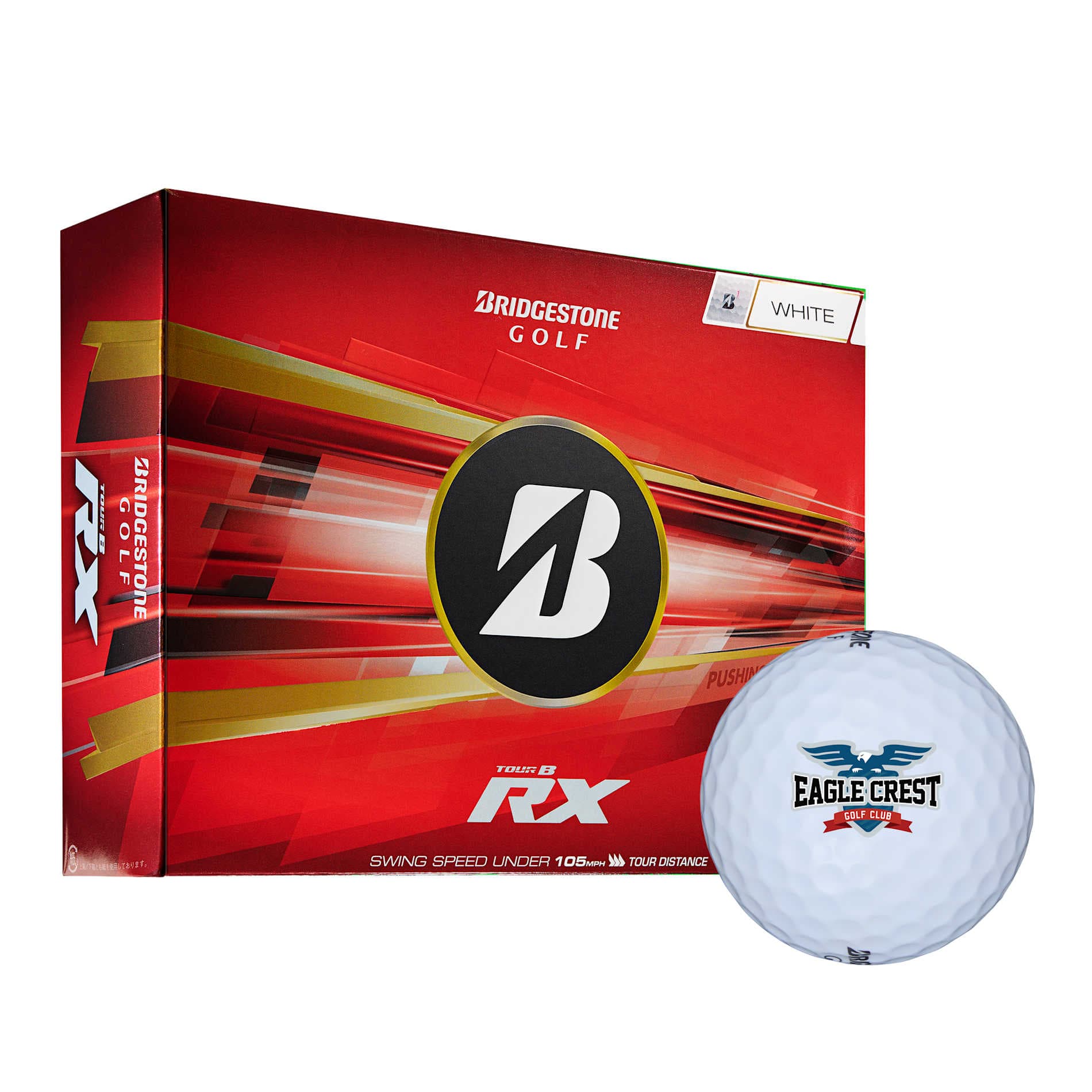 Bridgestone Tour B RX Golf Balls - 12 Pack - Image 1