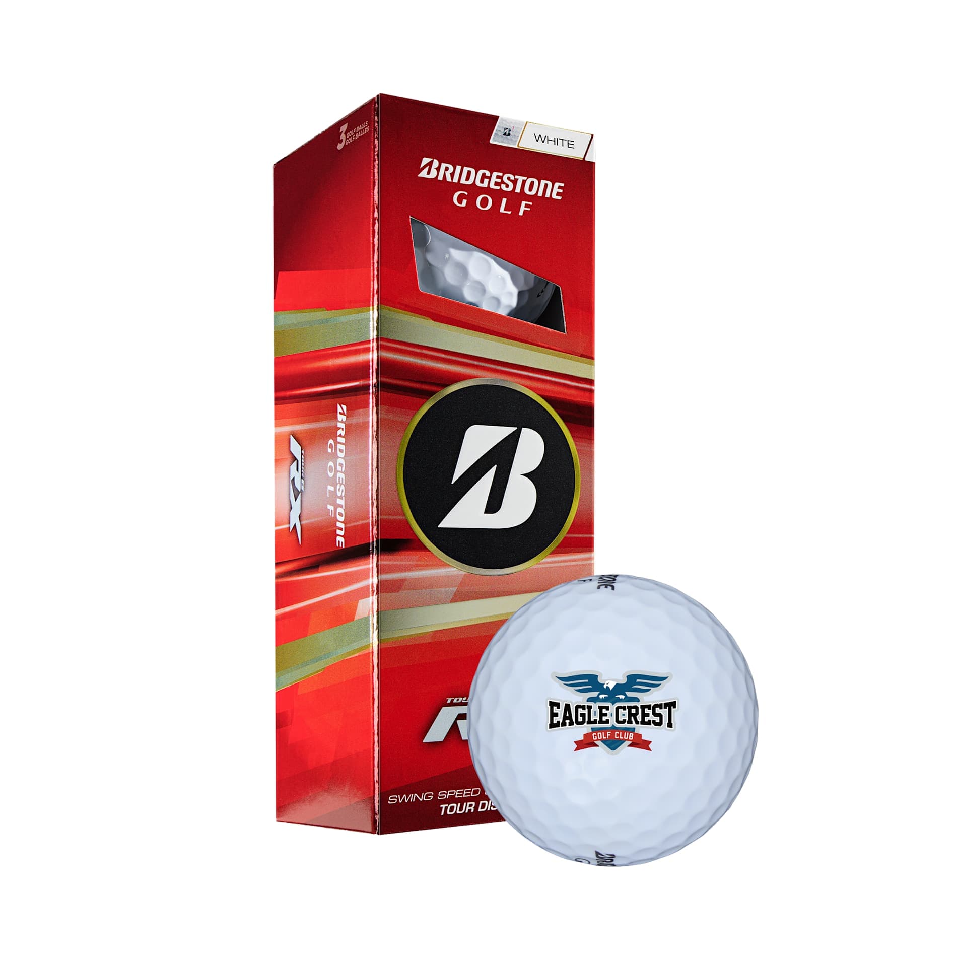 Bridgestone Tour B RX Golf Balls - 3 Pack - Image 1