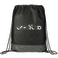Crossweave Heat Sealed Drawstring Bag - Image 1