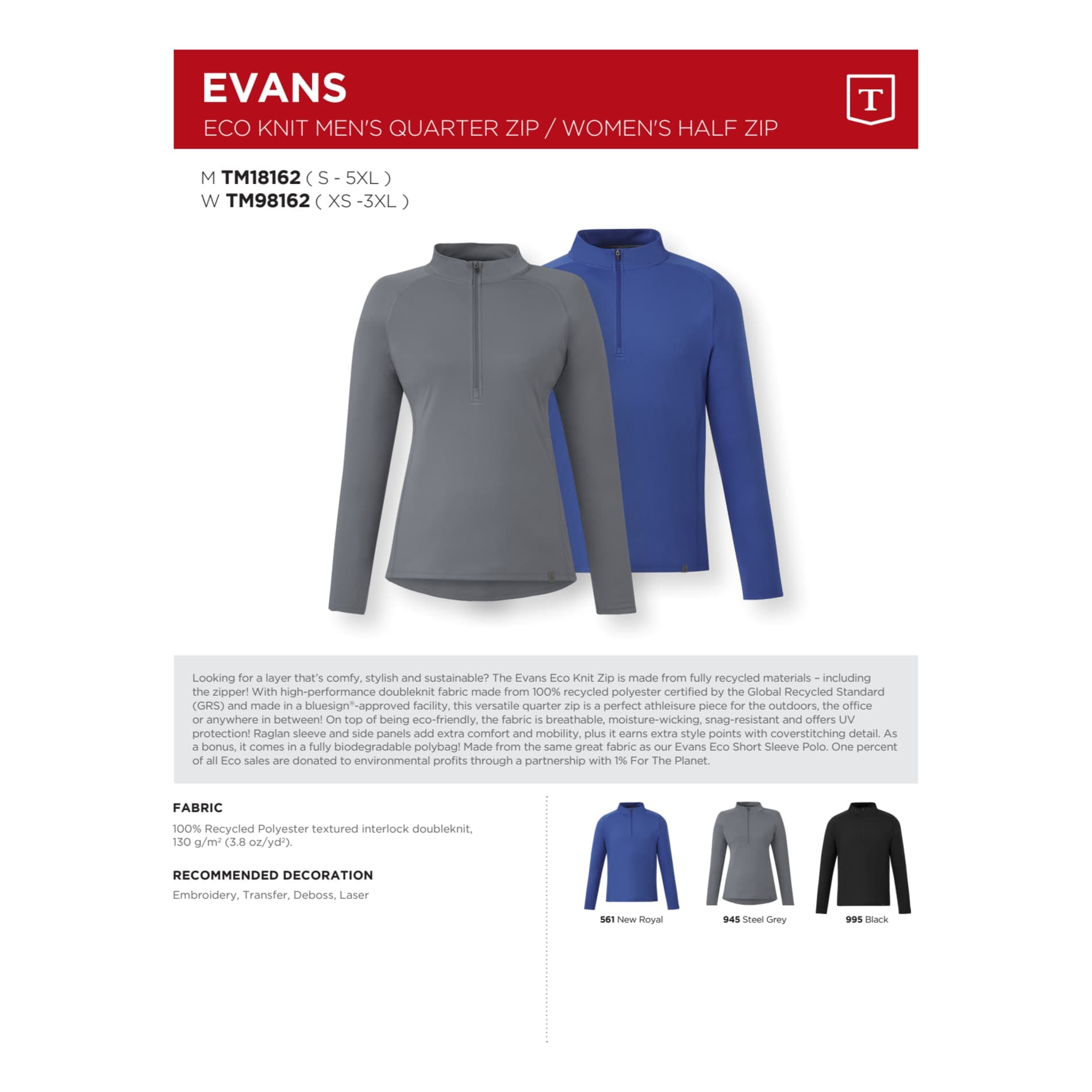 EVANS Eco Knit Half Zip - Women's - Image 1