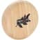 FSC® 100% Bamboo Compact Mirror/Brush - Image 1
