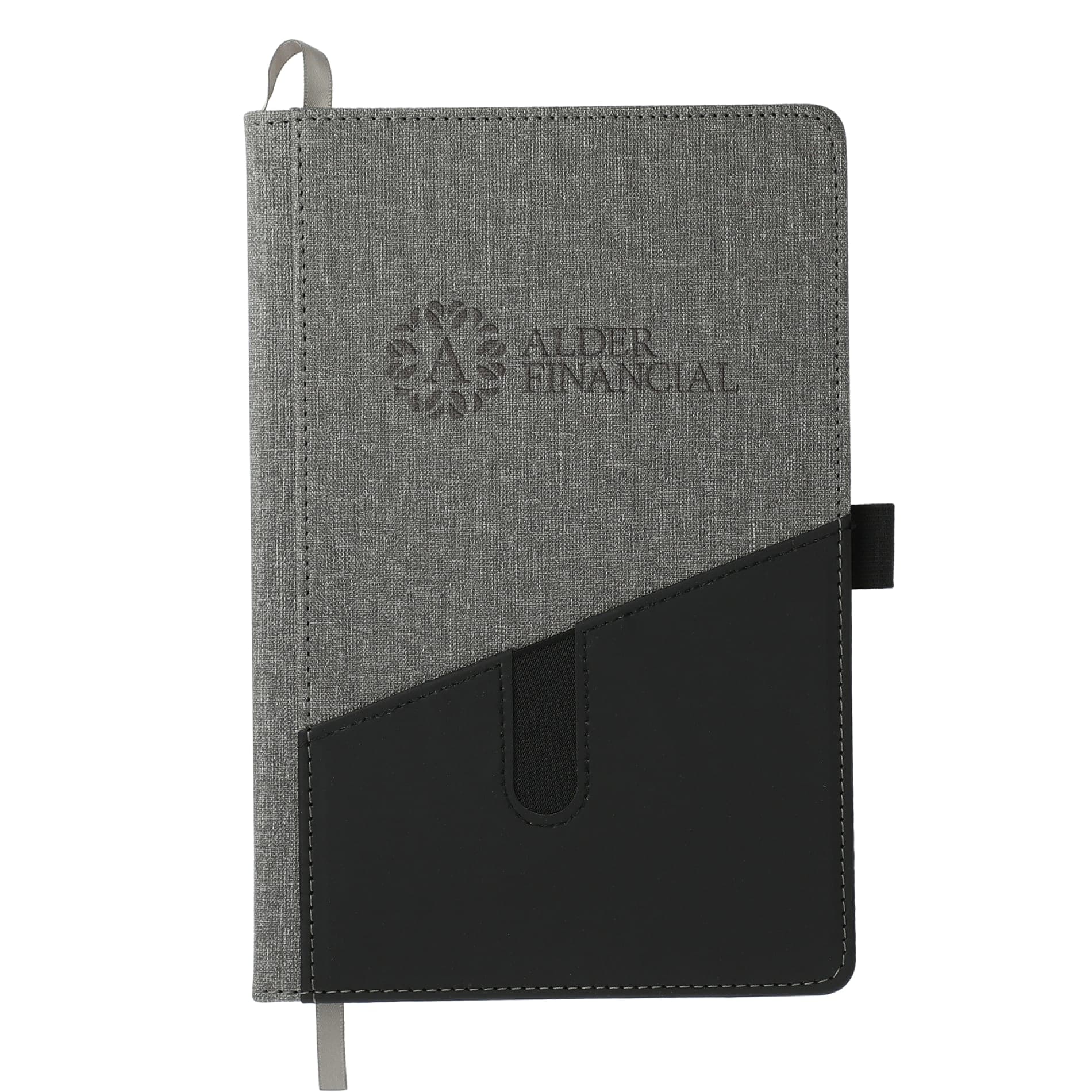 FSC® Mix 5.5" x 8.5" Siena Heathered Bound Journal - Image 1