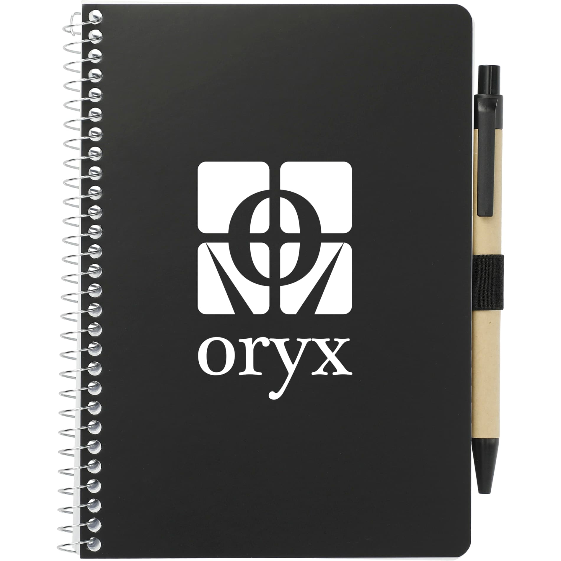 FSC® Mix 5” x 7” Spiral Notebook with Pen - Image 1