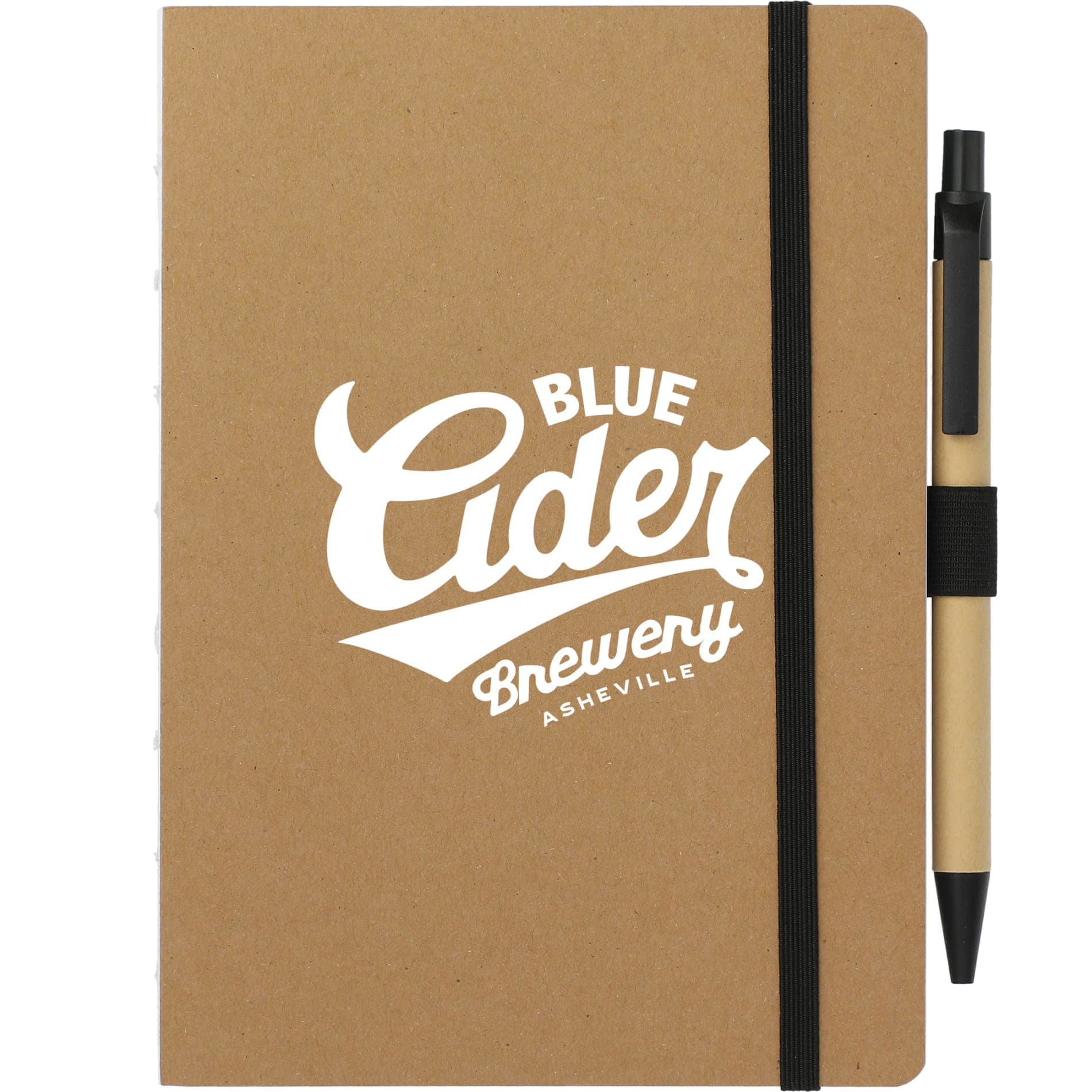 FSC® Recycled 5" x 7" Notebook and Pen Set - Image 1