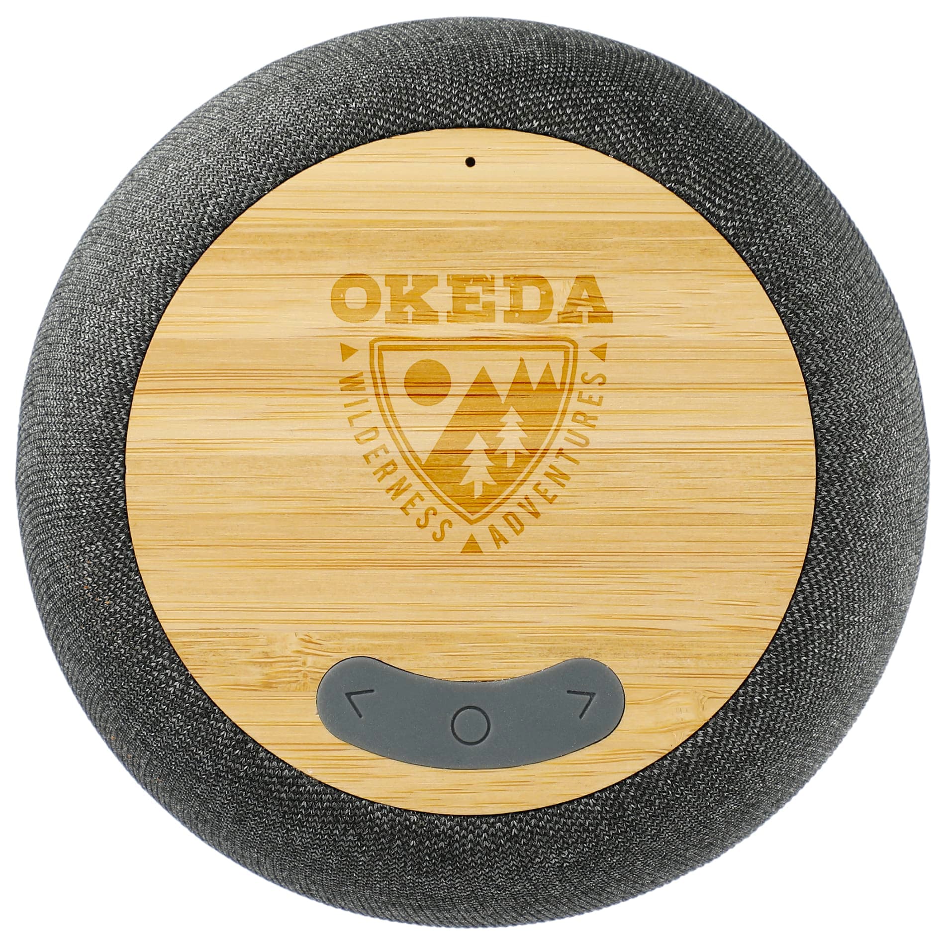 Garm Fabric & Bamboo Speaker with Wireless Chargin - Image 1
