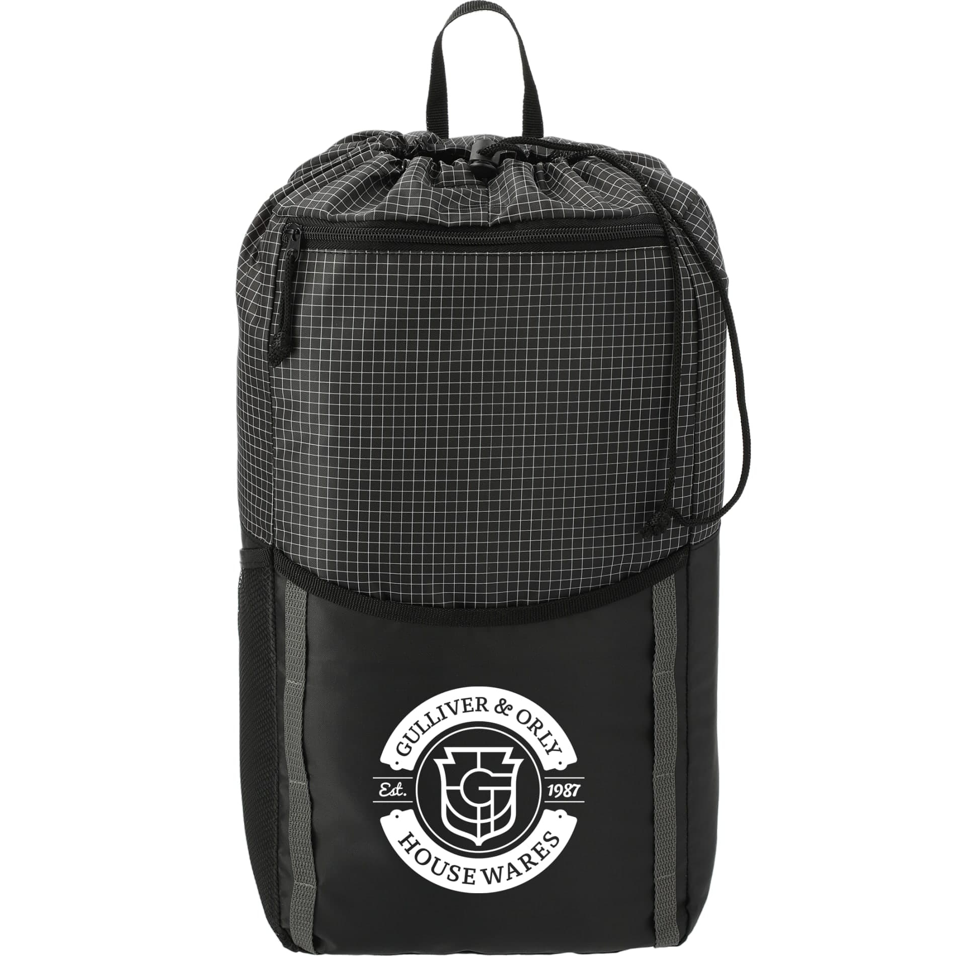 Grid 14L Drawstring Backpack - Image 1