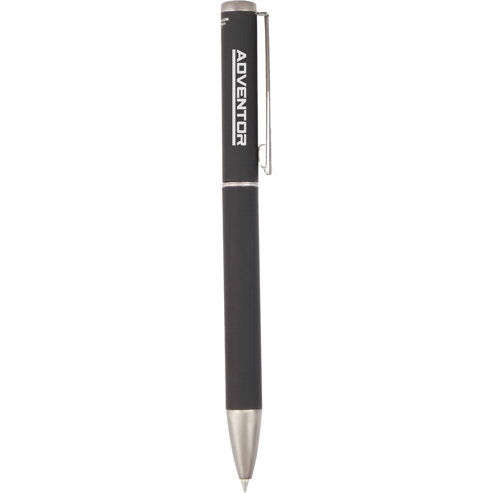 Harper Soft Touch Recycled Aluminum Gel Pen - Image 1
