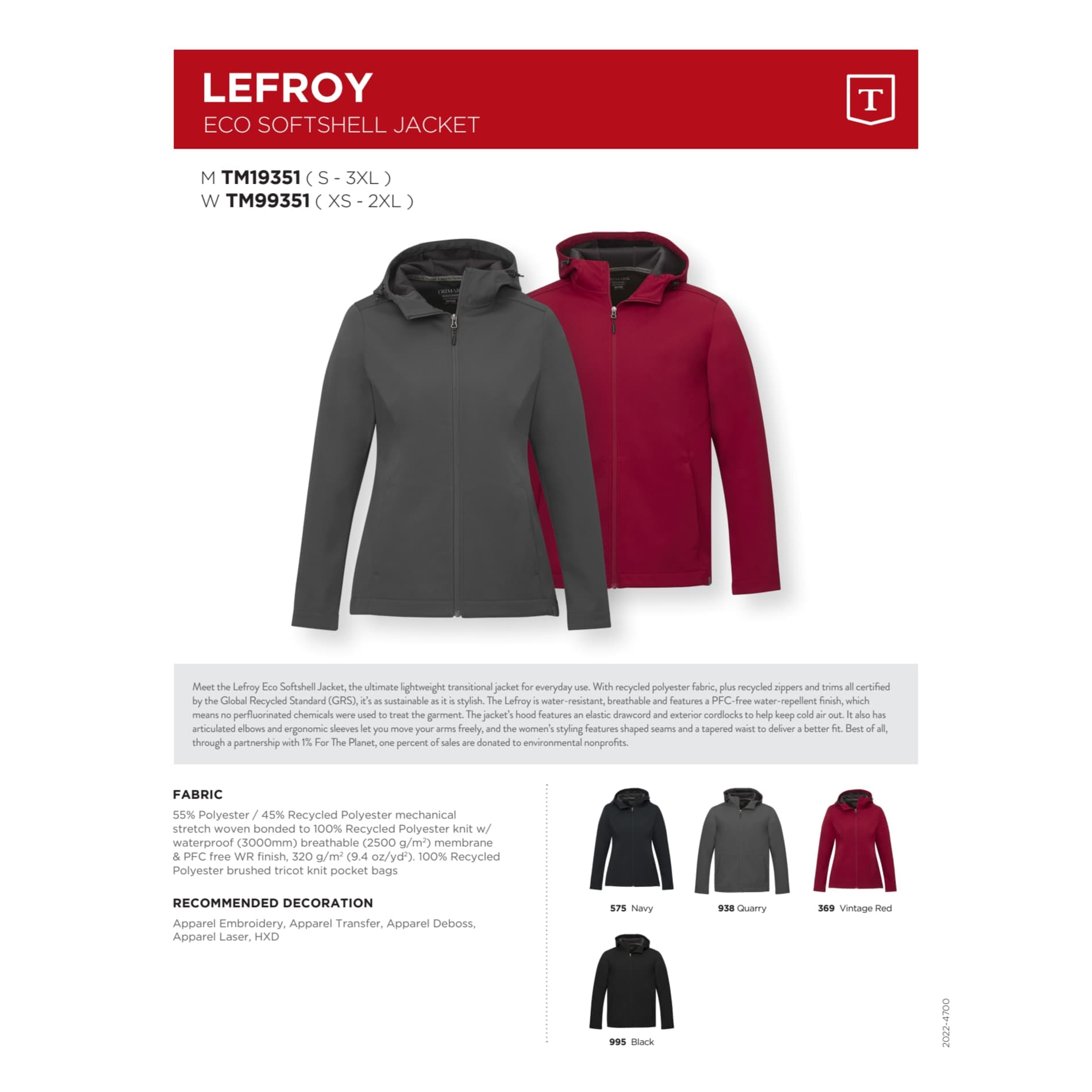 LEFROY Eco Softshell Jacket - Men's - Image 1