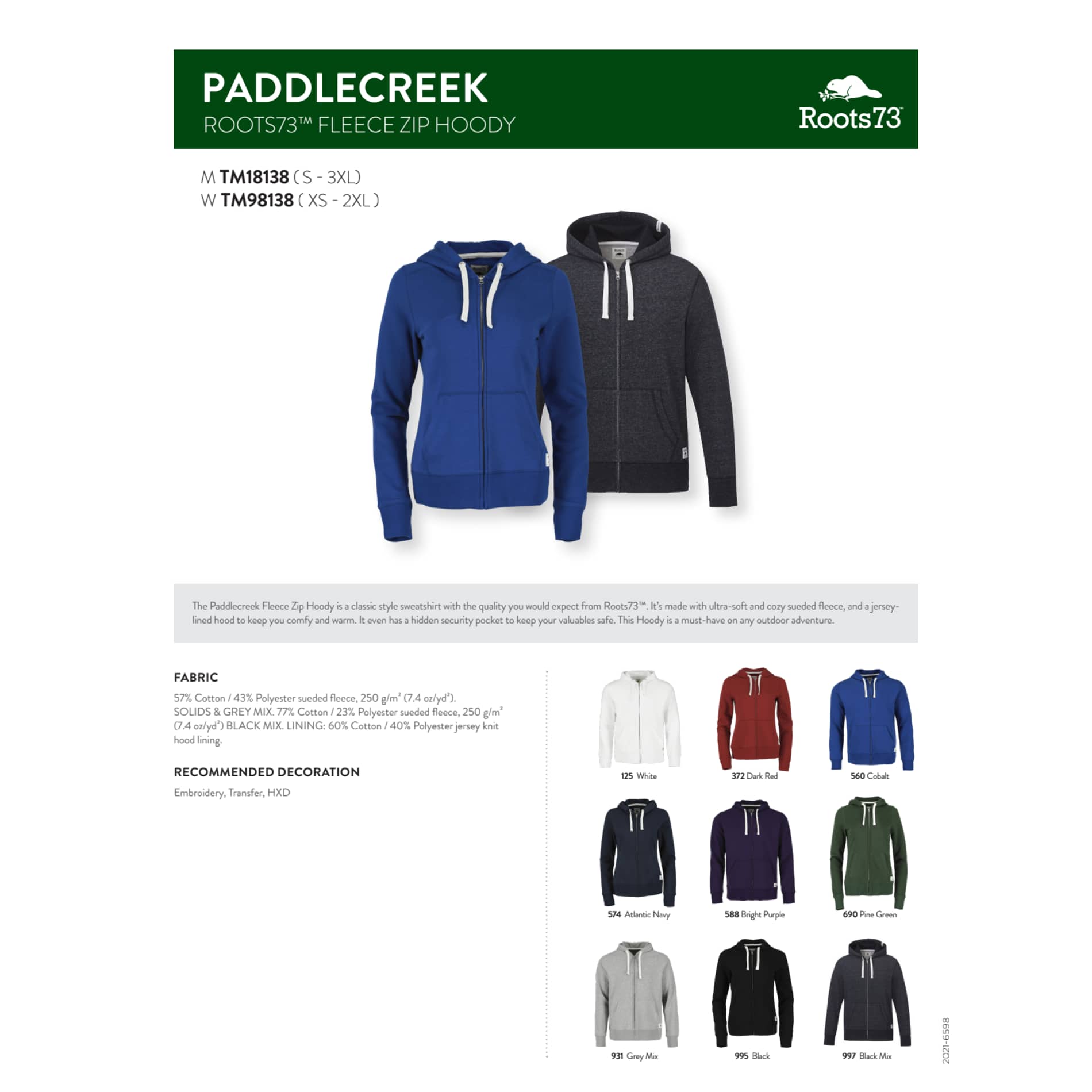 Men's PADDLECREEK Roots73 FZ Hoody - Image 1