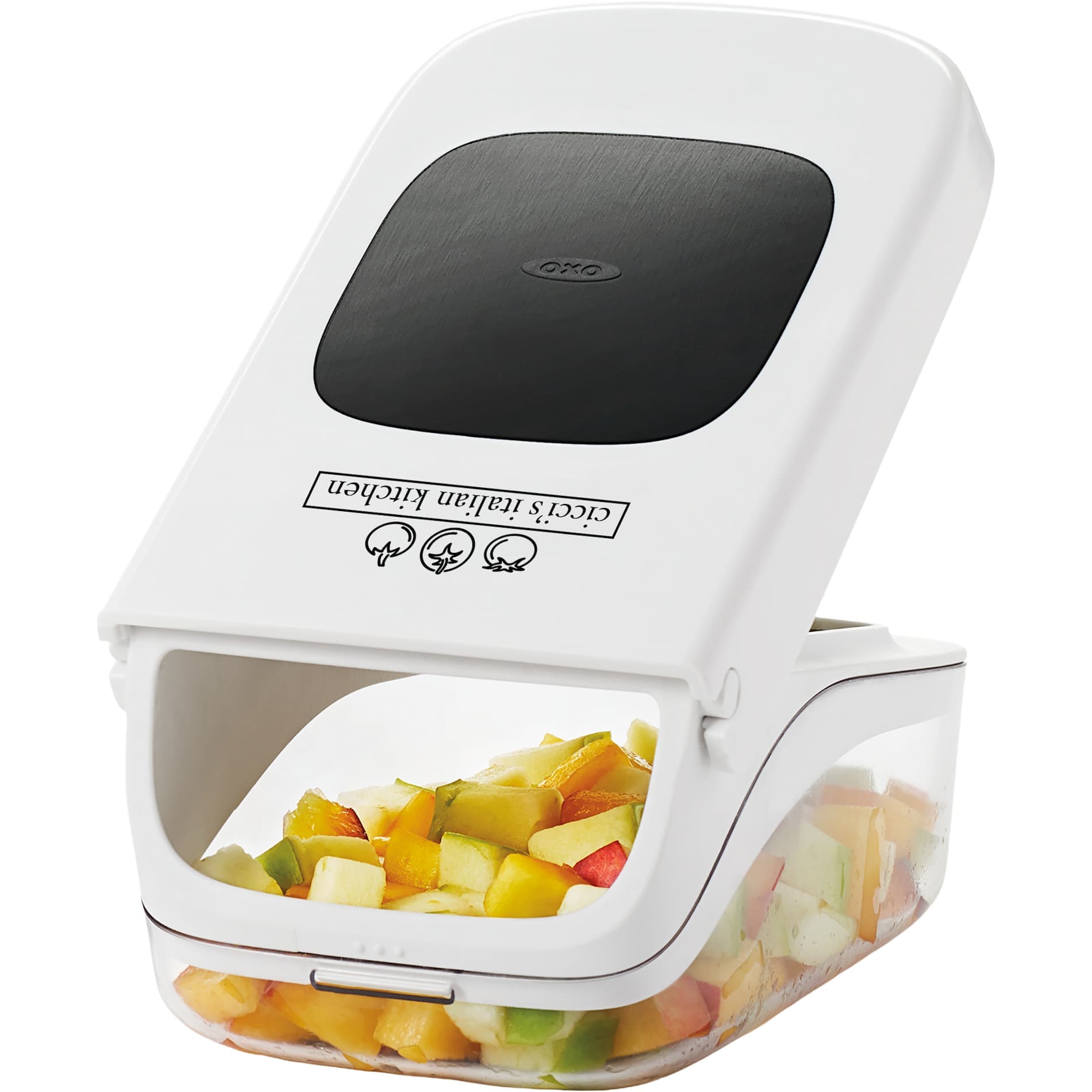 OXO Good Grips Vegetable Chopper with Easy-Pour Open - Image 1