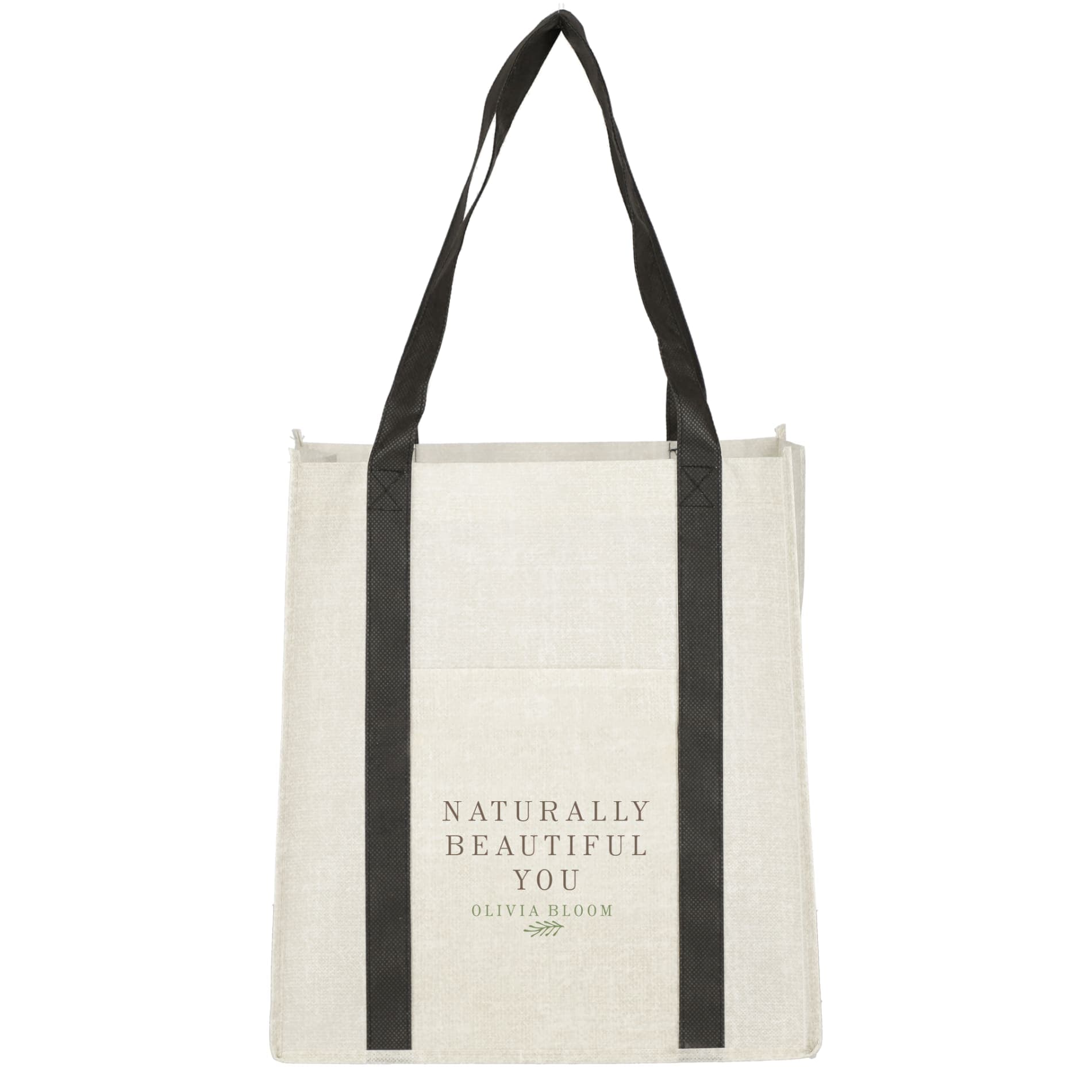 Pluto Recycled Non-Woven Small Grocery Tote - Image 1