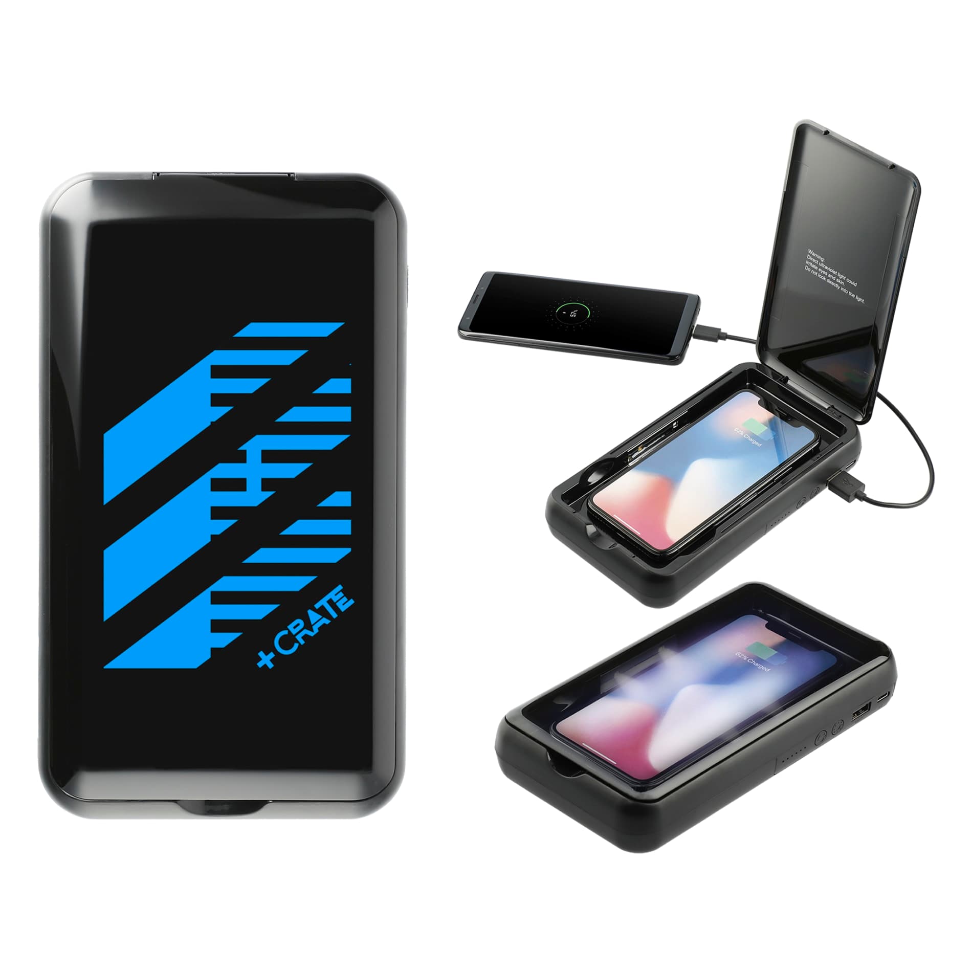 Pristine 10000 Wireless Power Bank with UV Sanitizer