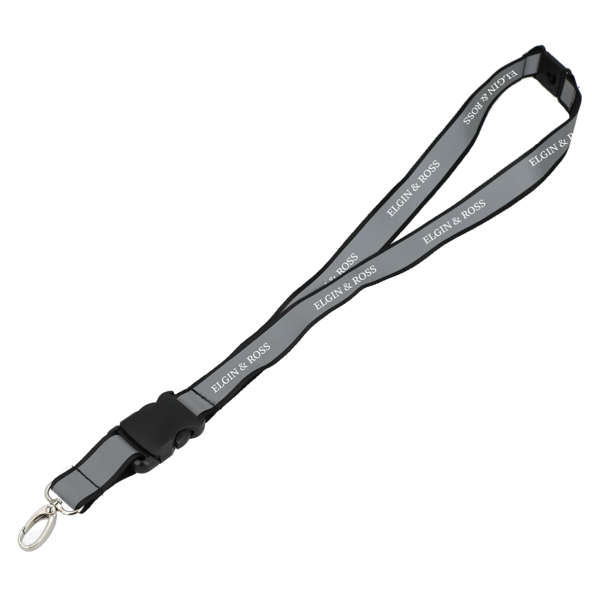 Recycled Polyester Reflective Lanyard - Image 1