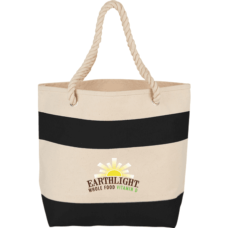 Rope Handle 16oz Cotton Canvas Tote - Image 1