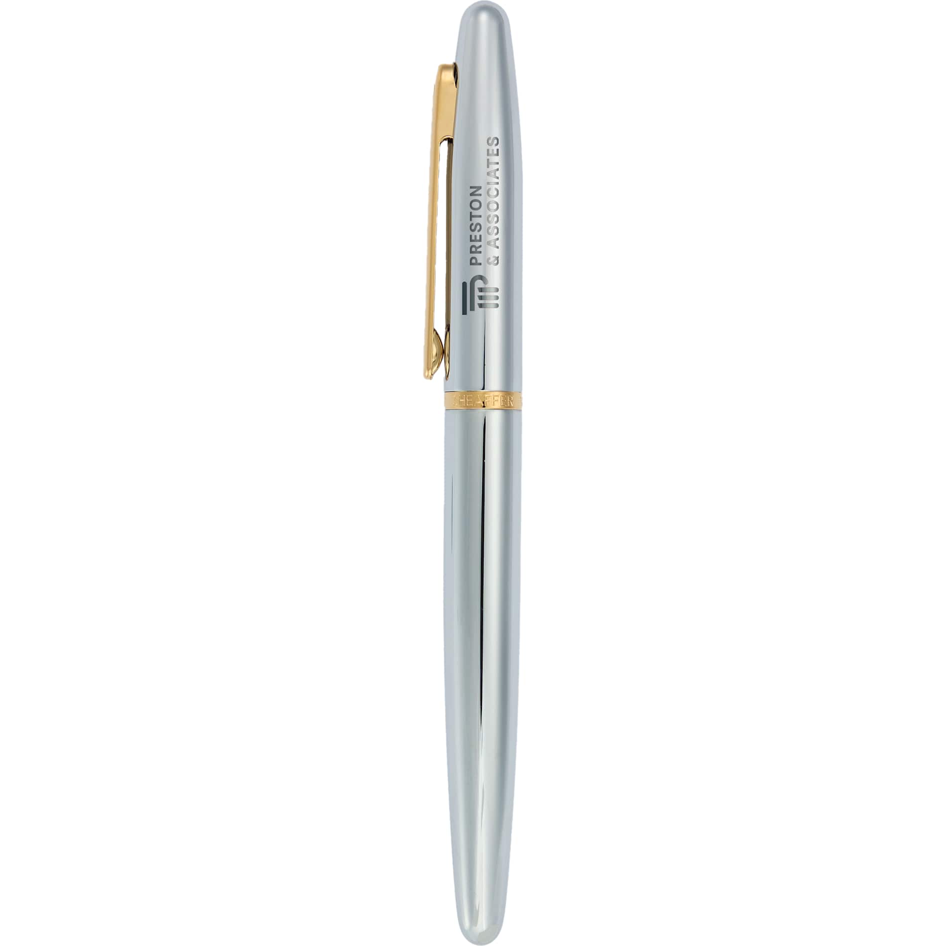Sheaffer® VFM Polished Chrome with Gold Roller Bal - Image 1