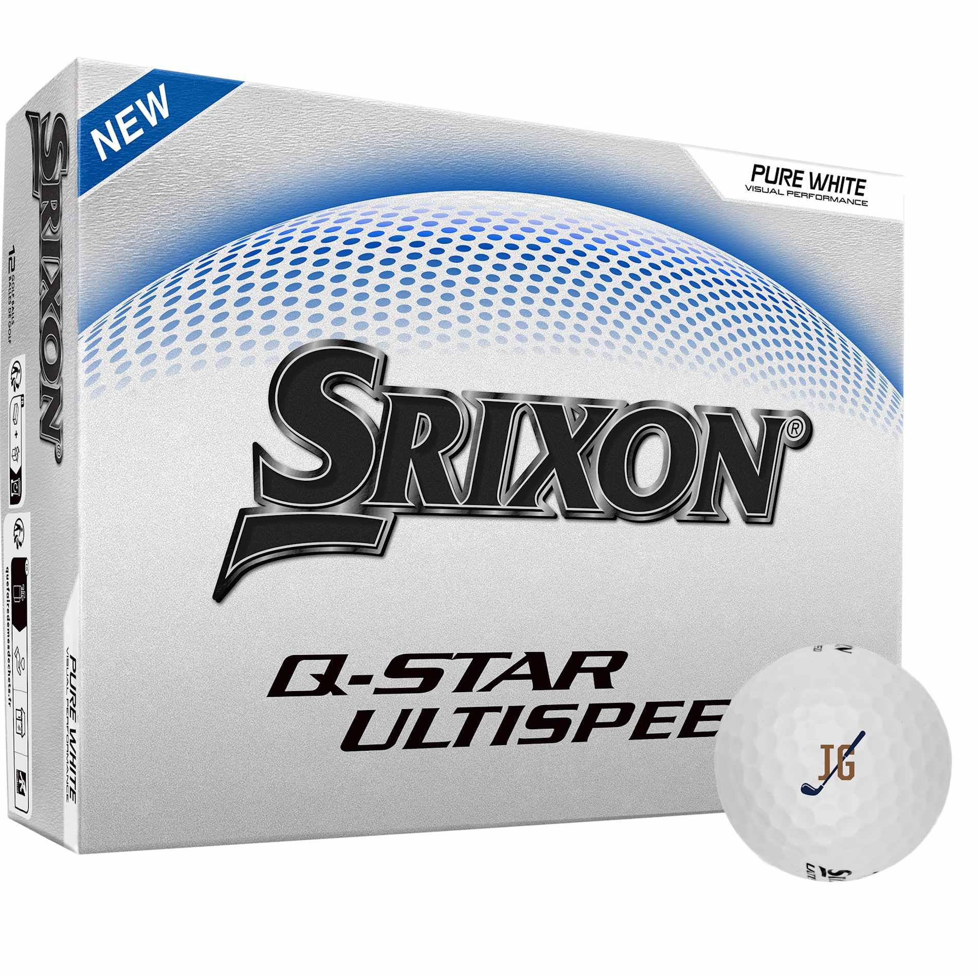 Srixon Q-STAR ULTISPEED Golf Balls - 12 Pack - Image 1