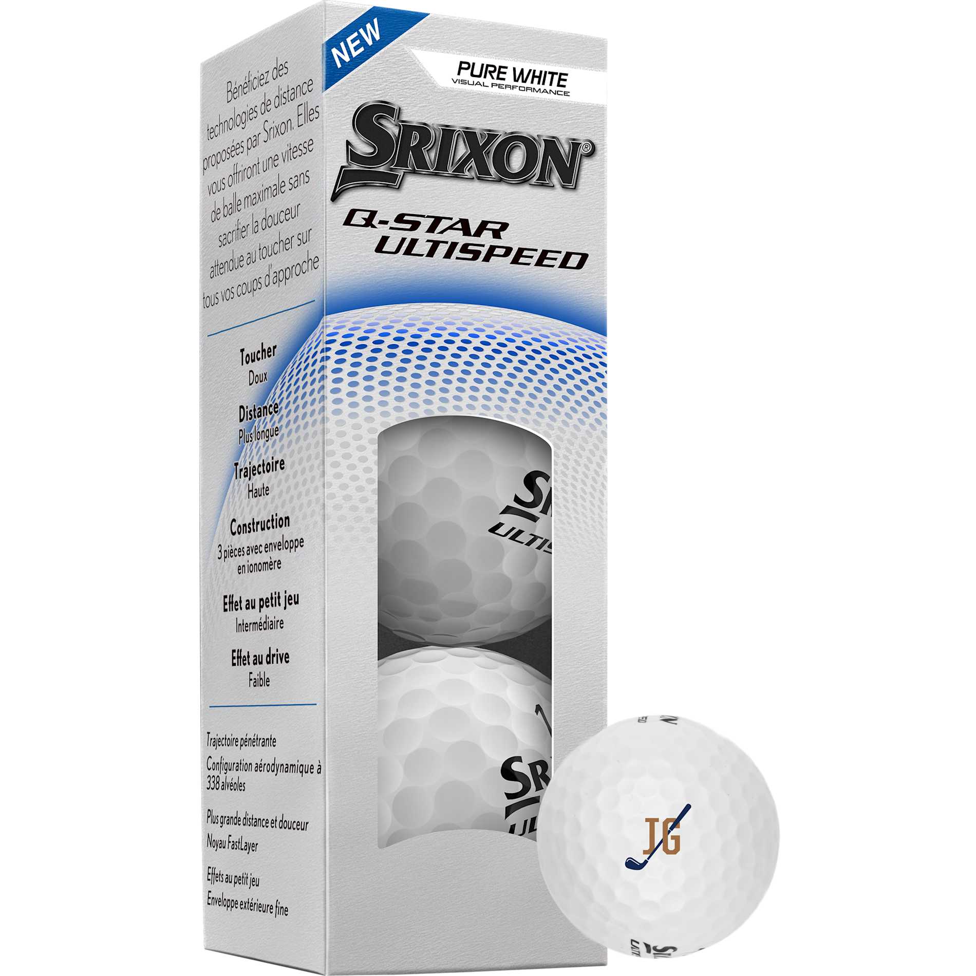 Srixon Q-STAR ULTISPEED Golf Balls - 3 Pack - Image 1